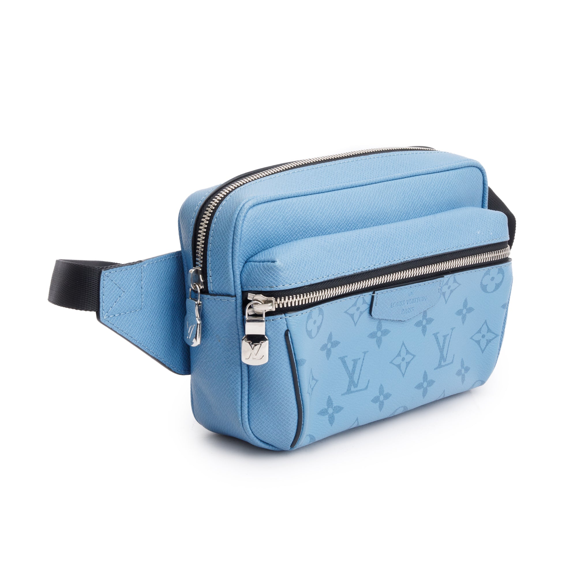 Louis Vuitton 2020 Blue Monogram Taigarama Outdoor Bumbag