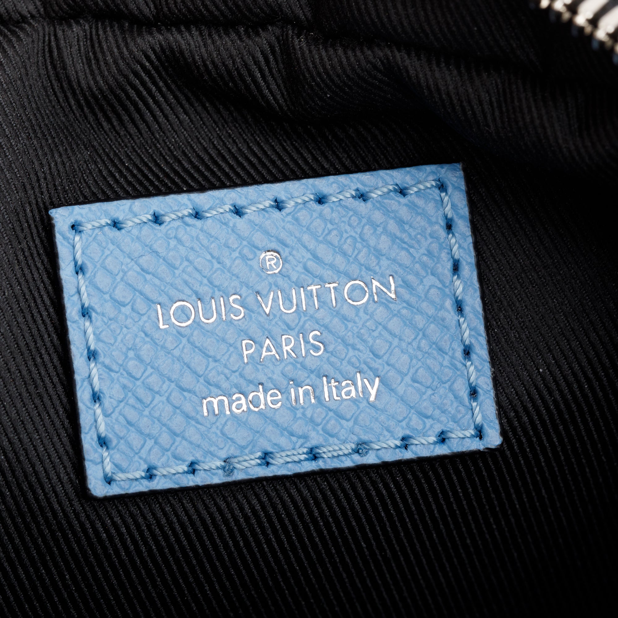 Louis Vuitton 2020 Blue Monogram Taigarama Outdoor Bumbag