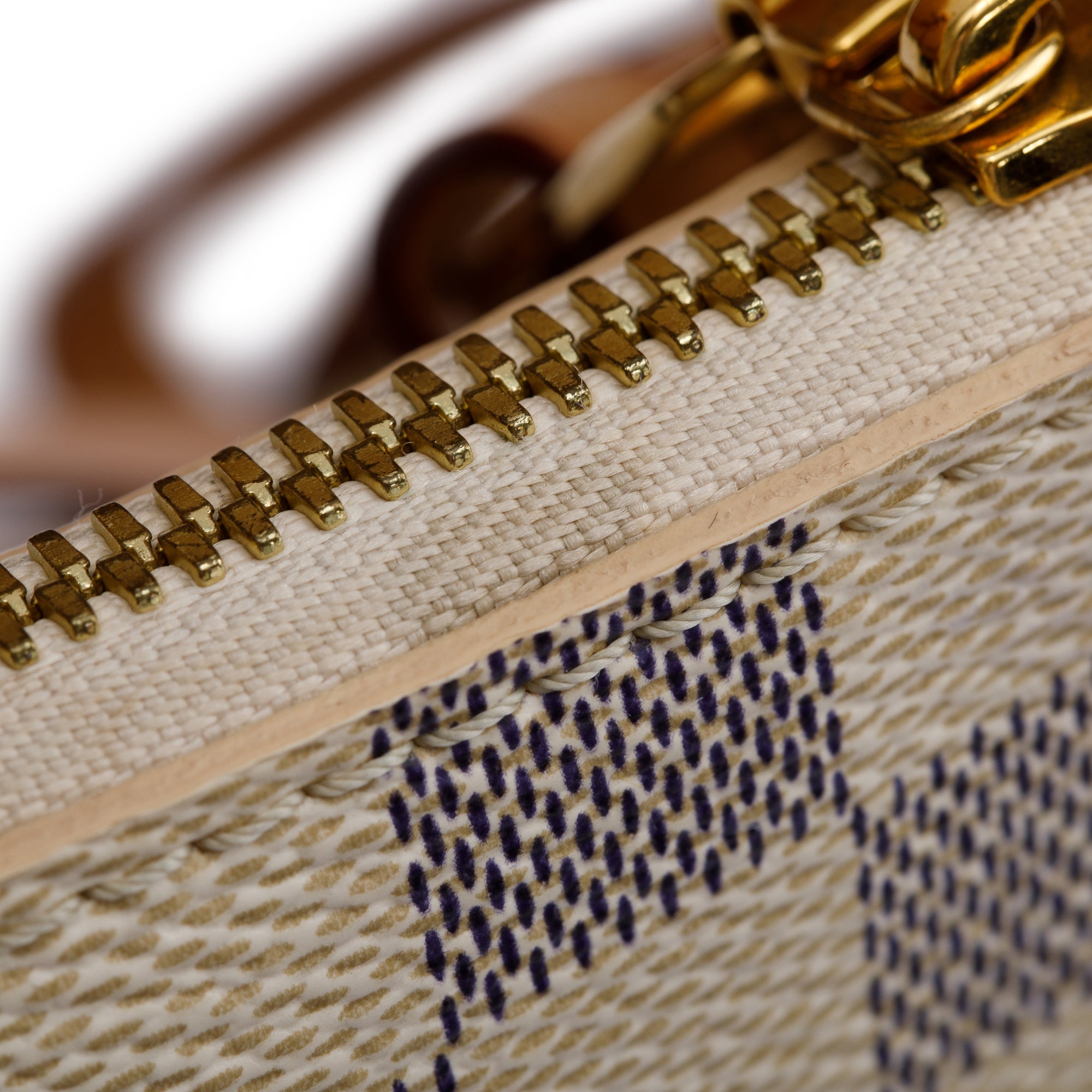 Louis Vuitton 2020 Damier Azur Braided Beaubourg Hobo MM w/ Strap