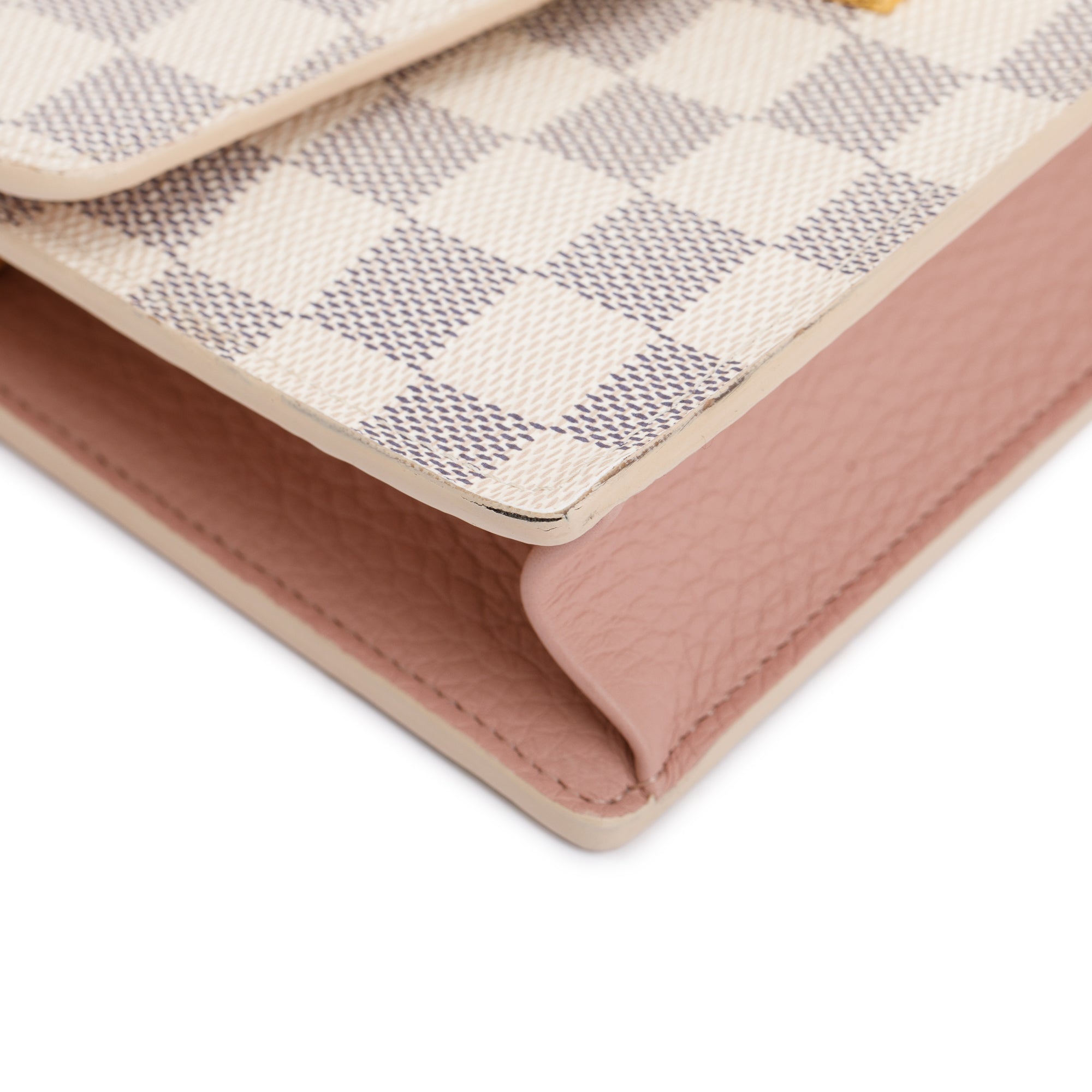 Louis Vuitton 2020 Damier Azur Croisette Chain Wallet w/ Box & Receipt