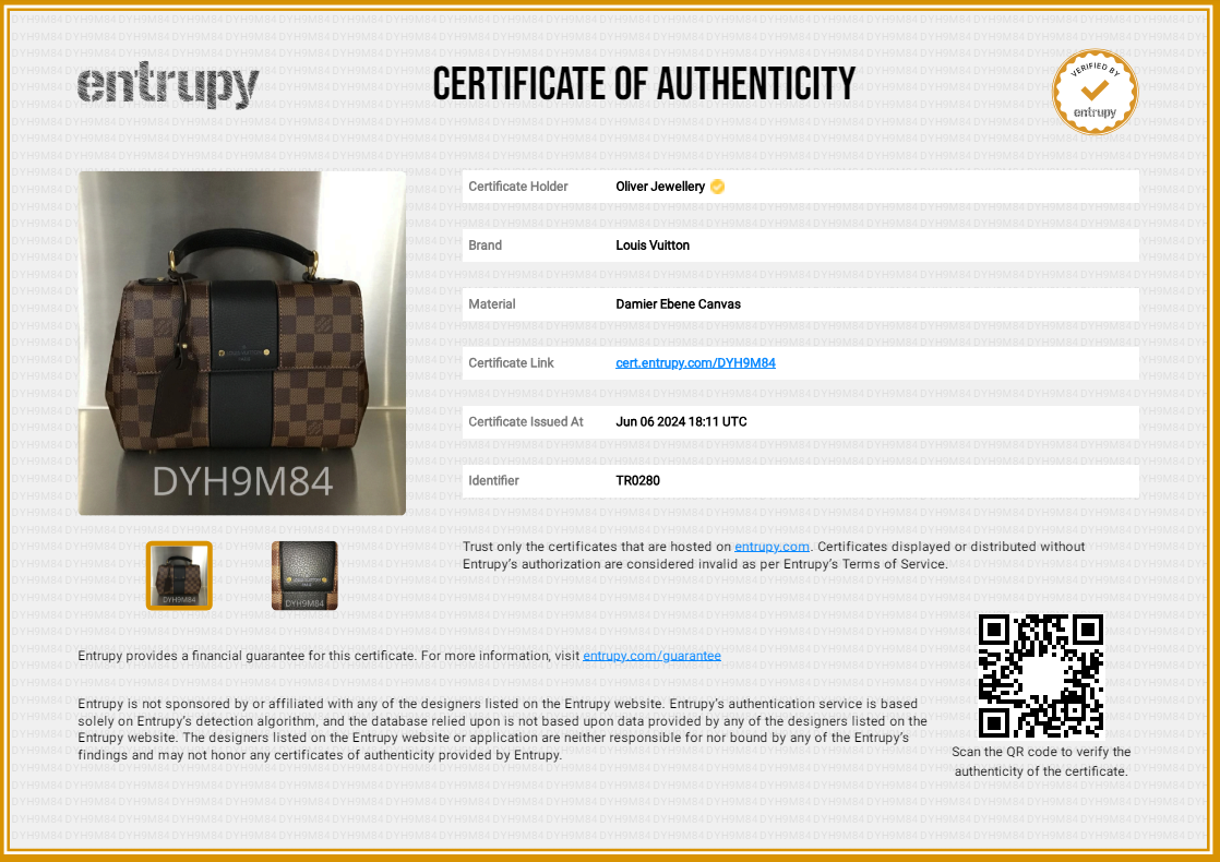 Louis Vuitton 2020 Damier Ebene Bond Street BB w/ Strap
