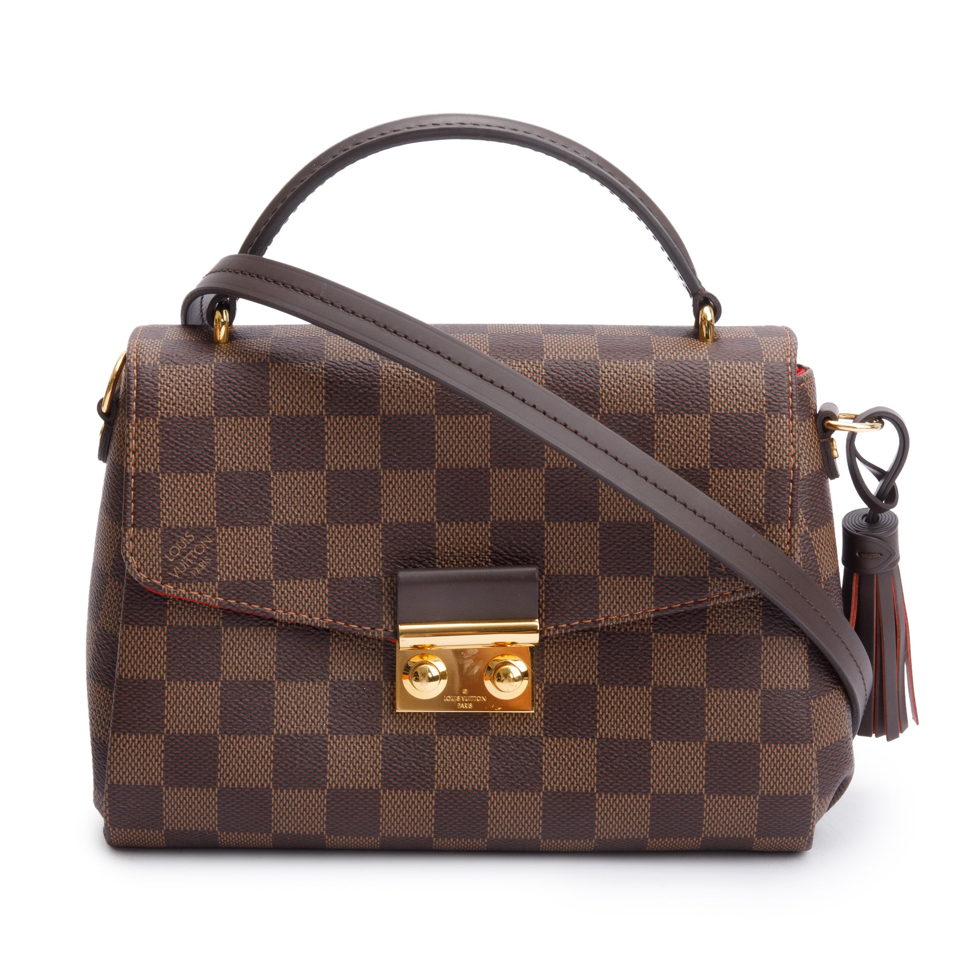 Louis Vuitton 2020 Damier Ebene Croisette w/ Box