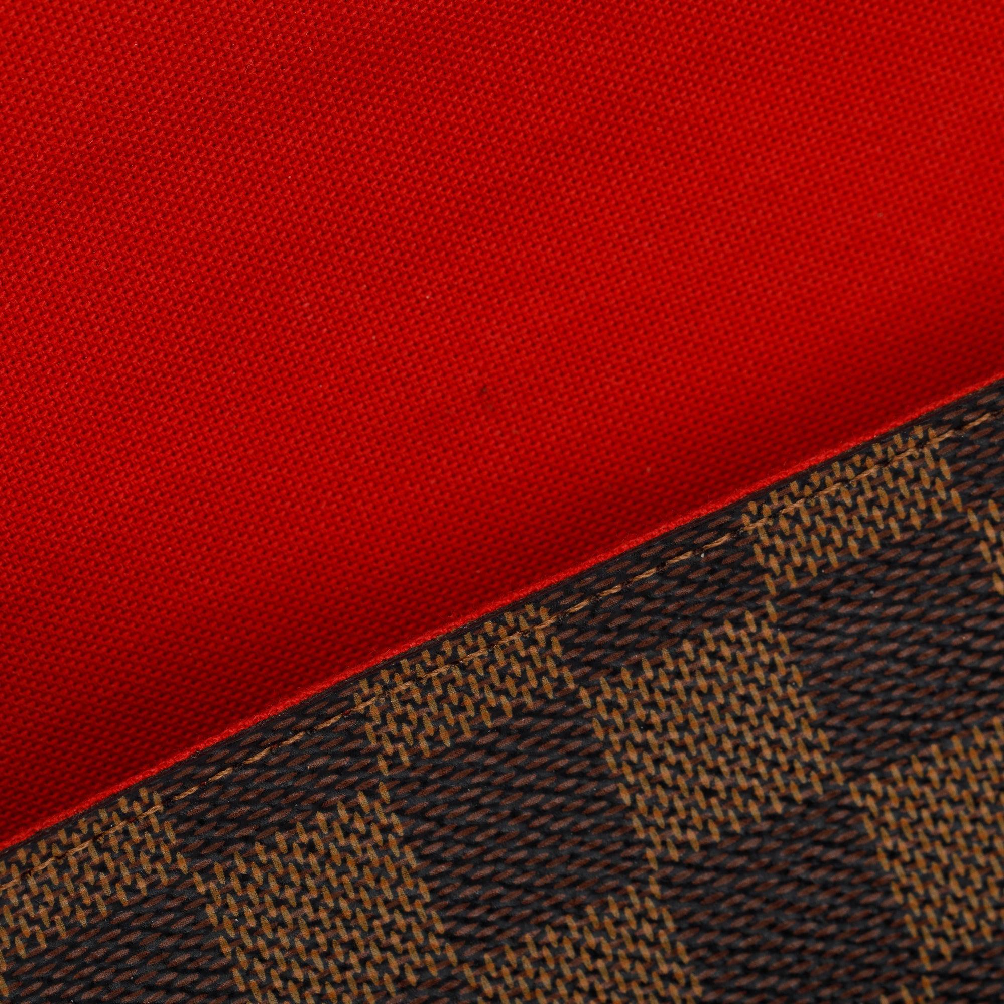 Louis Vuitton 2020 Damier Ebene Felicie Pochette Bag w/ Box