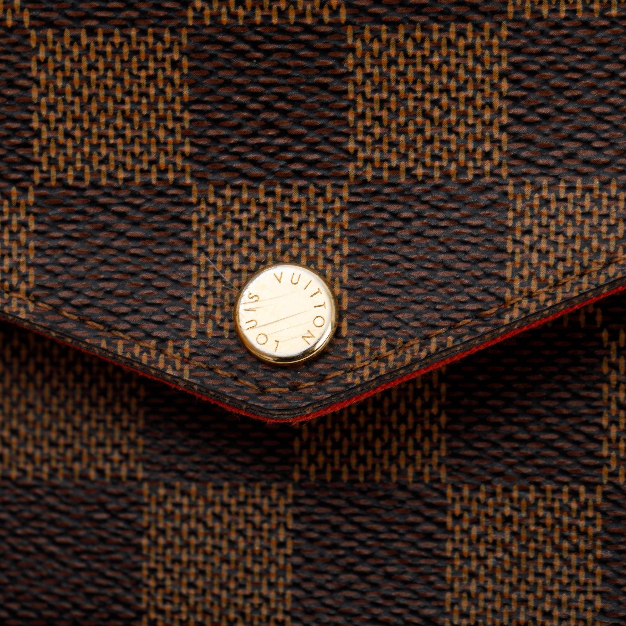 Louis Vuitton 2020 Damier Ebene Felicie Pochette Bag w/ Box