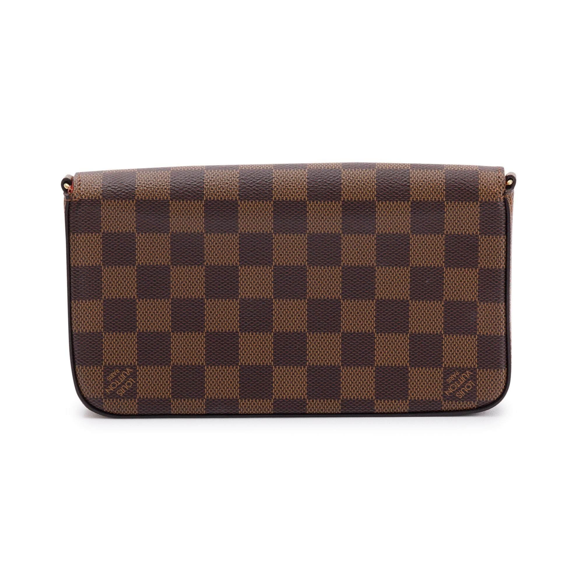 Louis Vuitton 2020 Damier Ebene Felicie Pochette Bag w/ Box