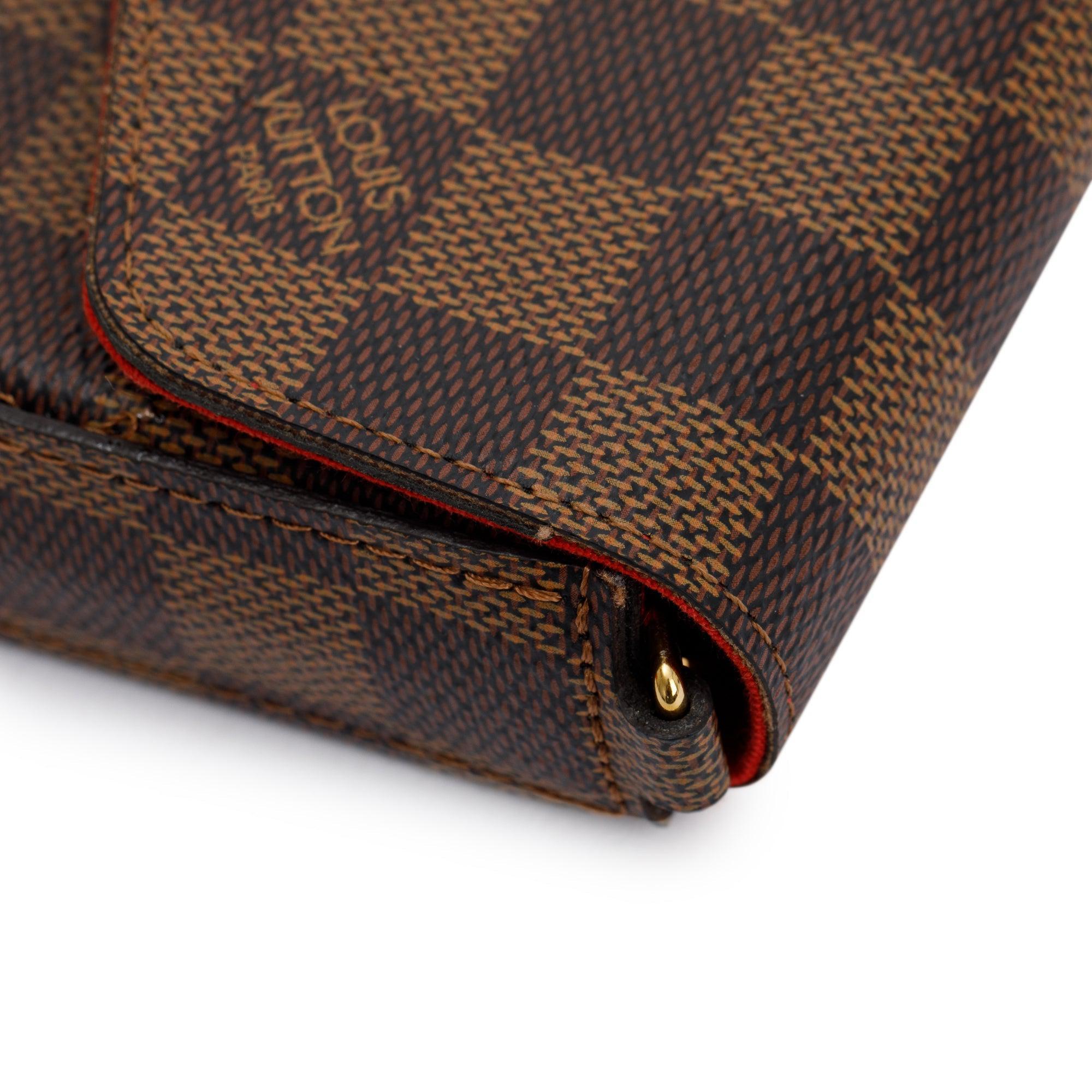 Louis Vuitton 2020 Damier Ebene Felicie Pochette Bag w/ Box