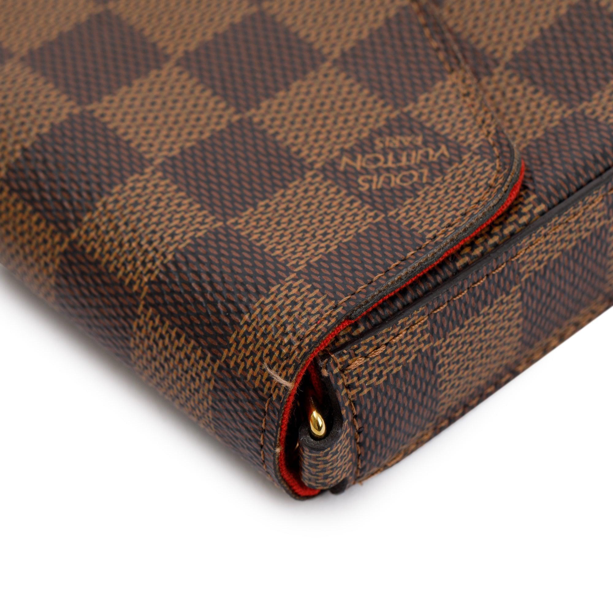 Louis Vuitton 2020 Damier Ebene Felicie Pochette Bag w/ Box