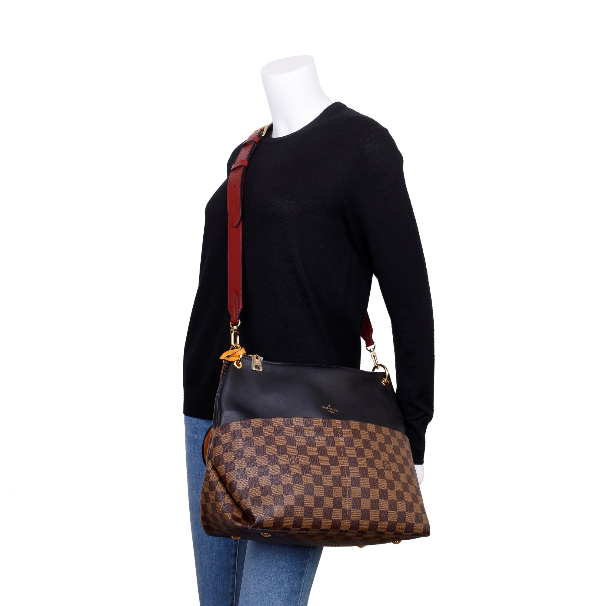 Louis Vuitton 2020 Damier Ebene Maida Hobo w/ Strap