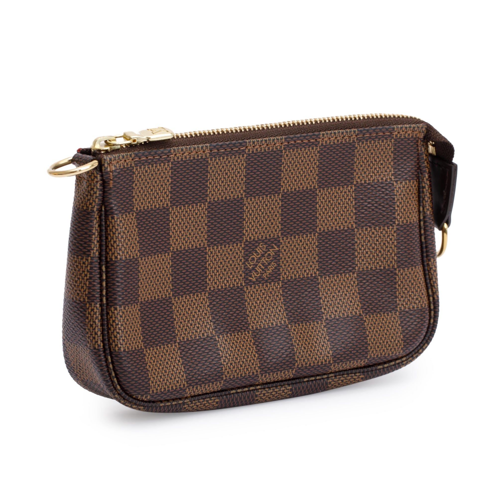 Louis Vuitton 2020 Damier Ebene Mini Pochette Accessoires
