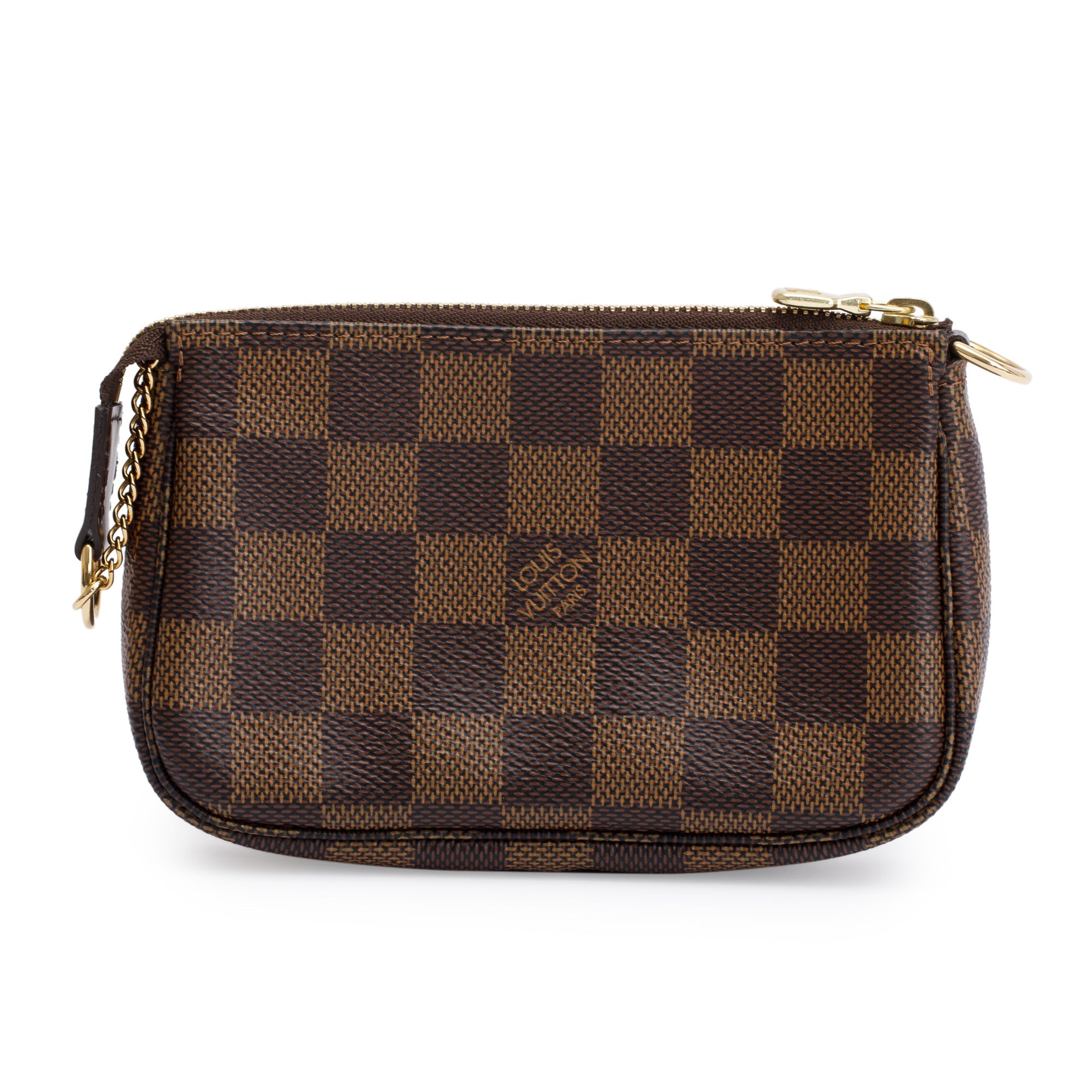 Louis Vuitton 2020 Damier Ebene Mini Pochette Accessoires