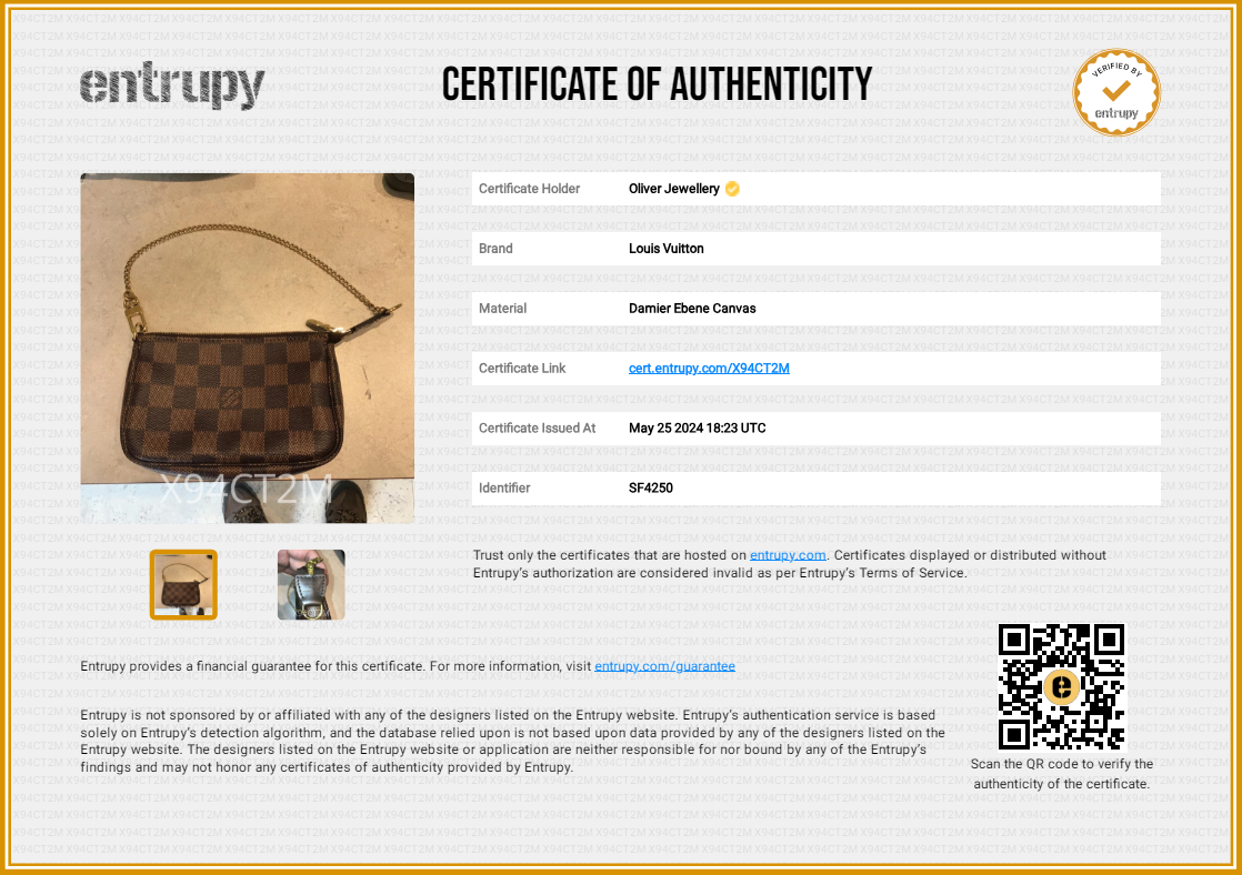 Louis Vuitton 2020 Damier Ebene Mini Pochette Accessoires