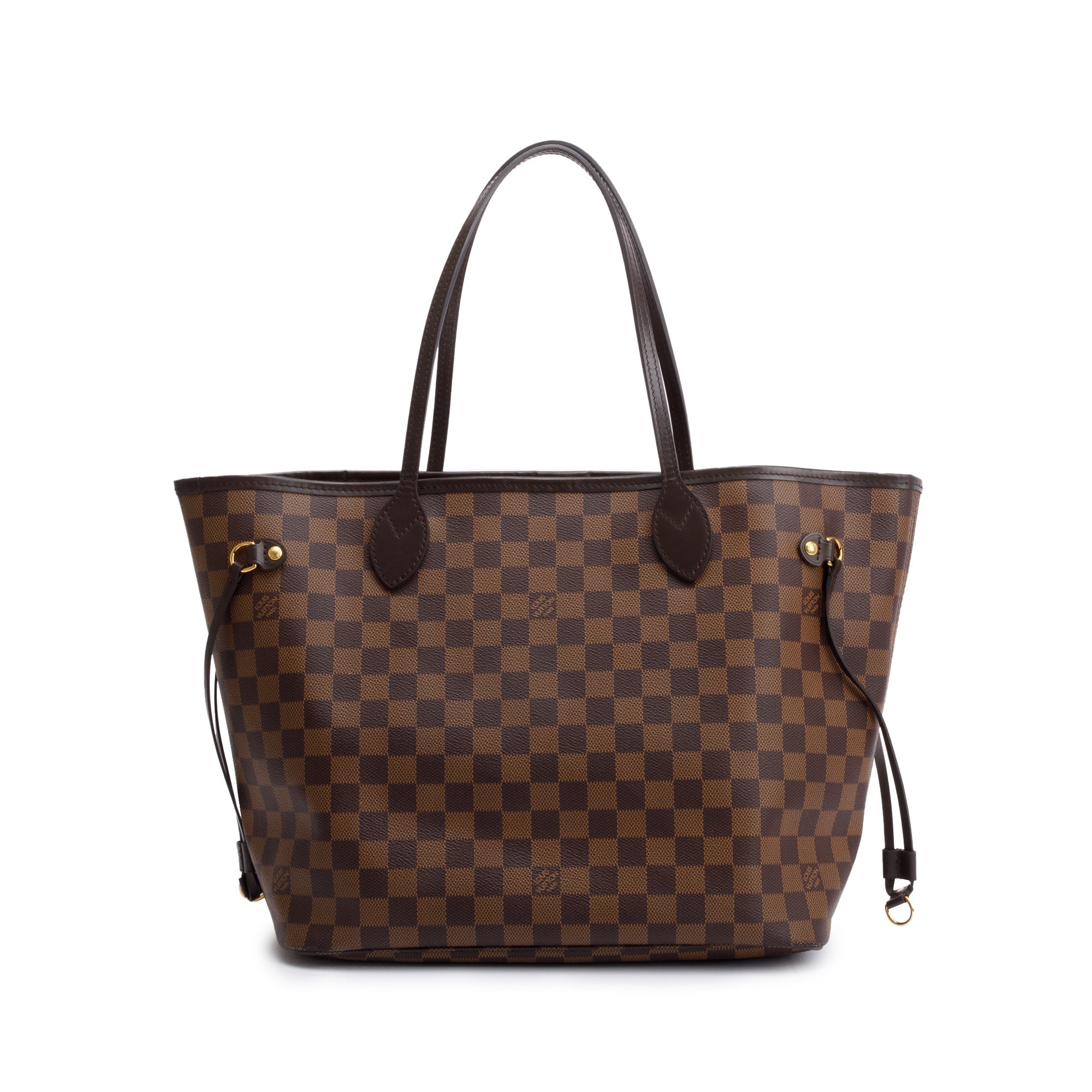 Louis Vuitton 2020 Damier Ebene Neverfull MM w/ Pouch & Box