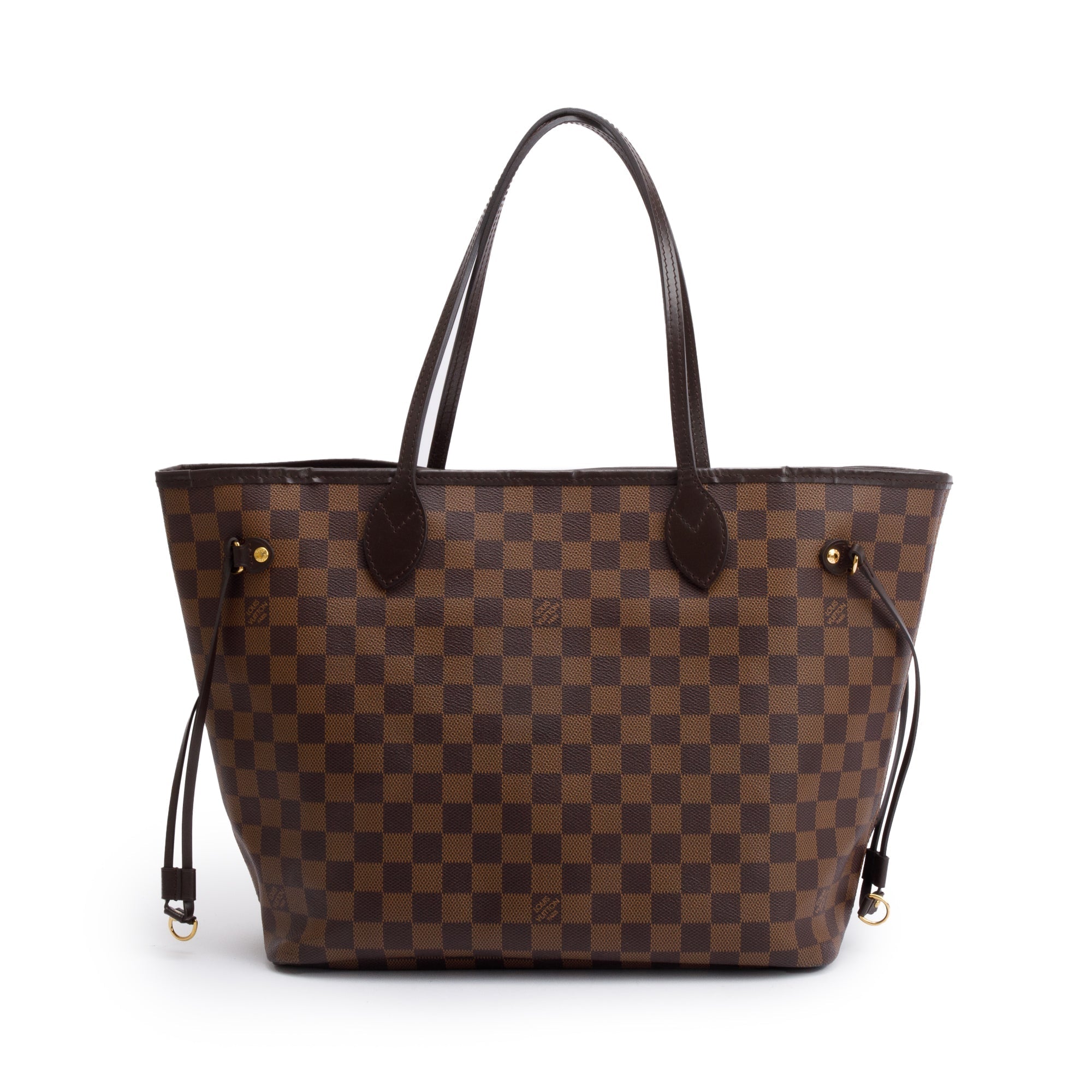 Louis Vuitton 2020 Damier Ebene Neverfull MM w/ Pouch & Box