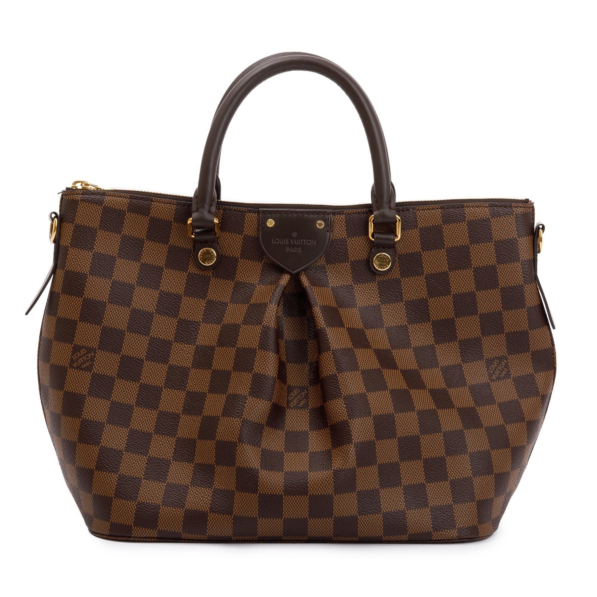 Louis Vuitton 2020 Damier Ebene Siena MM w/ Strap & Box