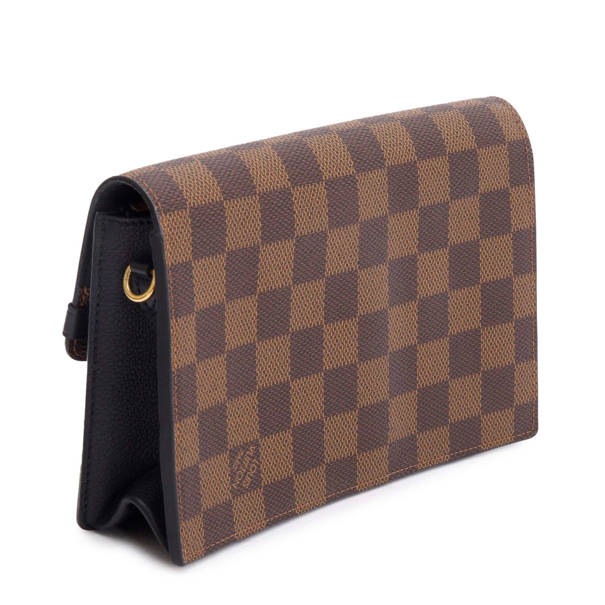 Louis Vuitton 2020 Damier Ebene Vavin Chain Wallet