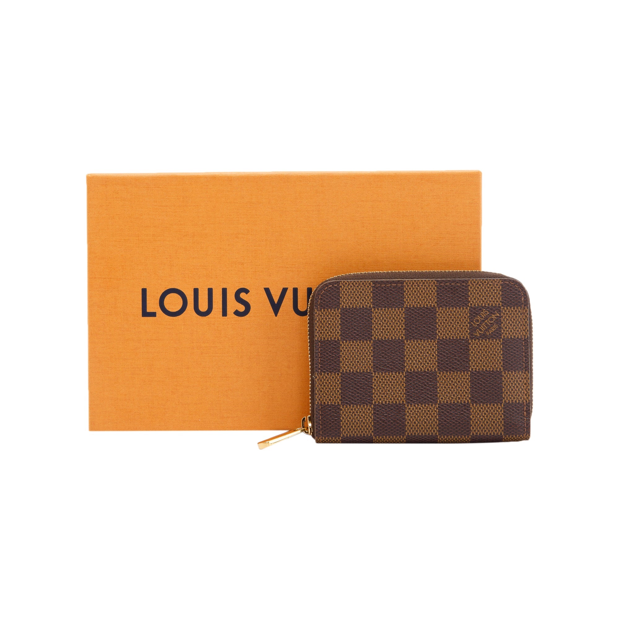 Louis Vuitton 2020 Damier Ebene Zippy Coin Purse w/ Box
