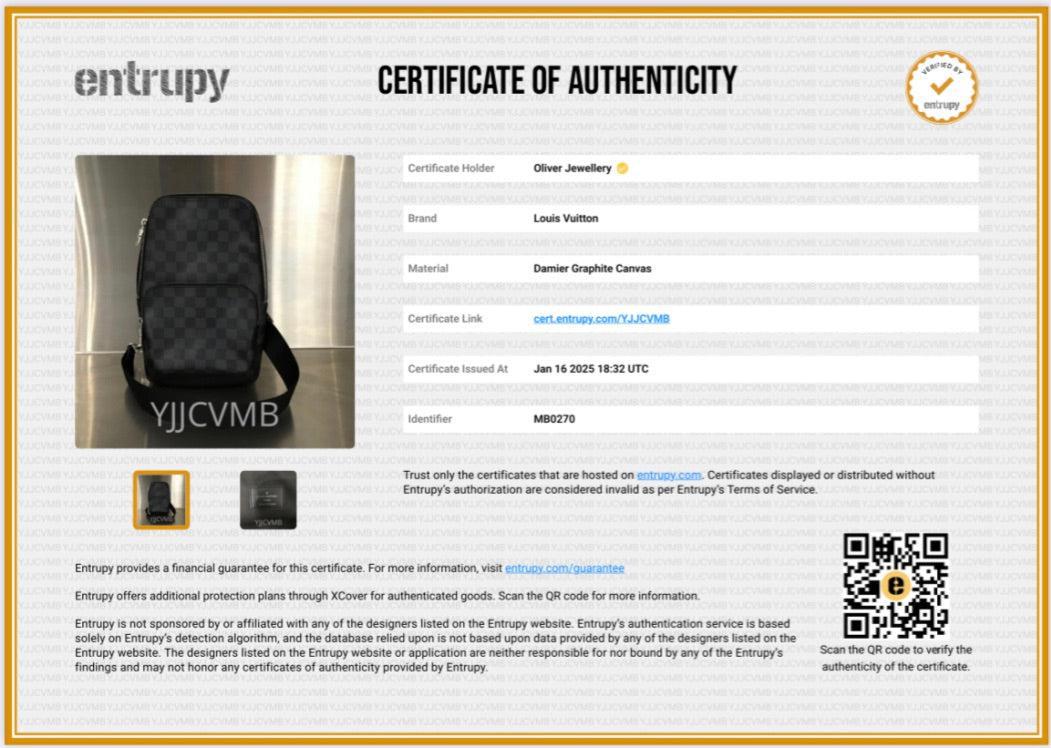 Louis Vuitton 2020 Damier Graphite Avenue Sling Bag