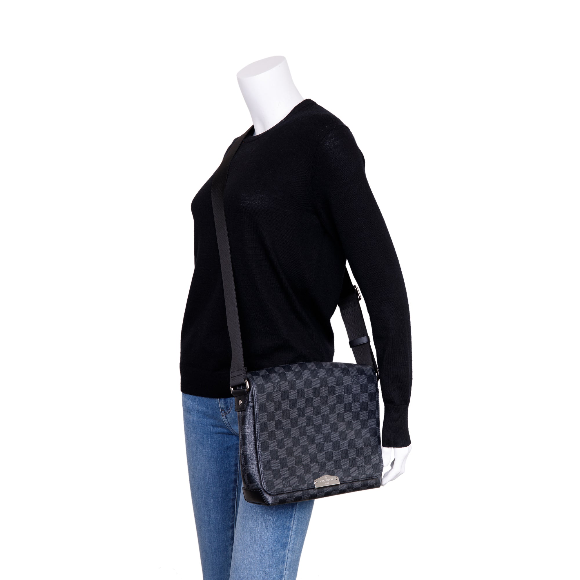 Louis Vuitton 2020 Damier Graphite District PM