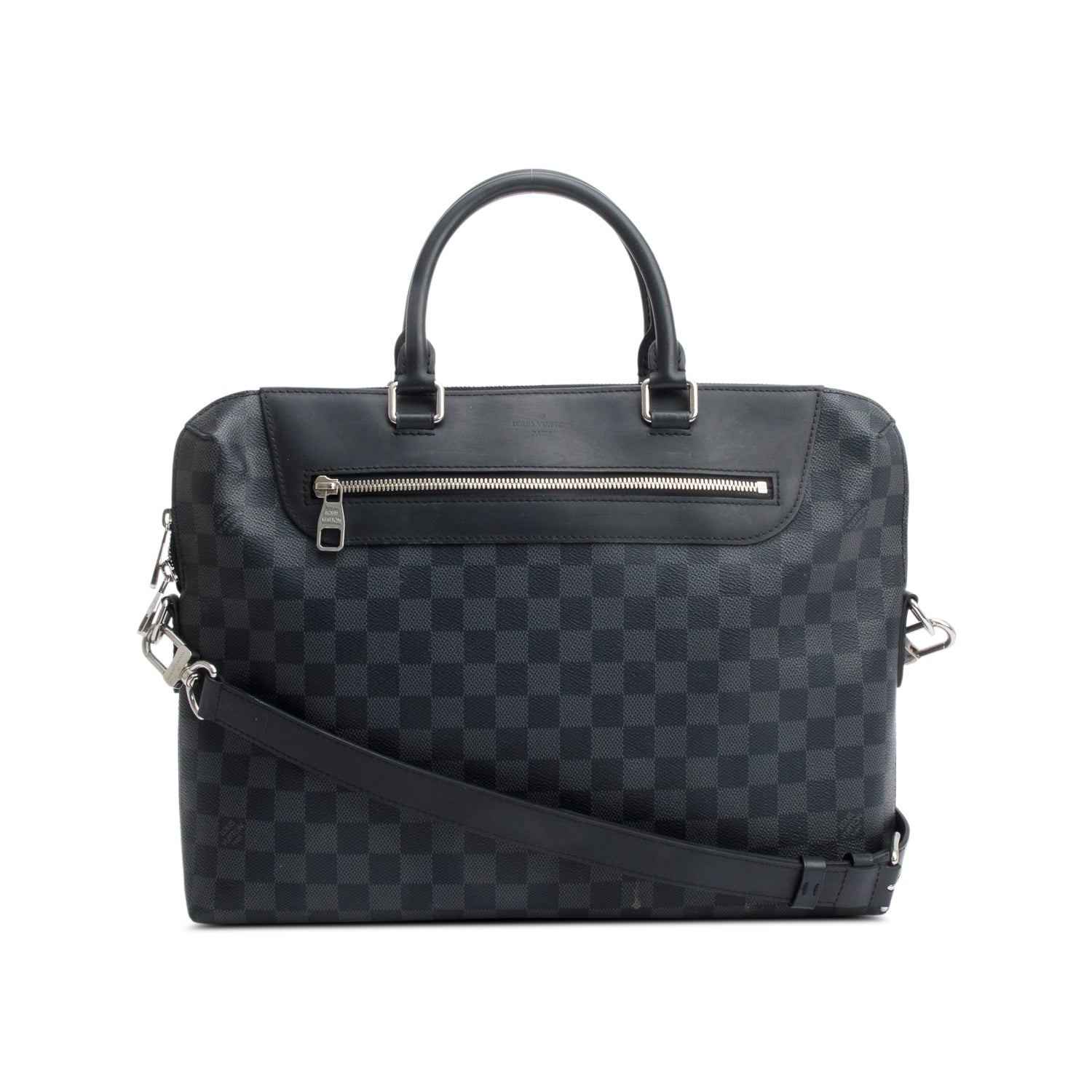 Louis Vuitton 2020 Damier Graphite Porte-Documents Jour w/ Strap