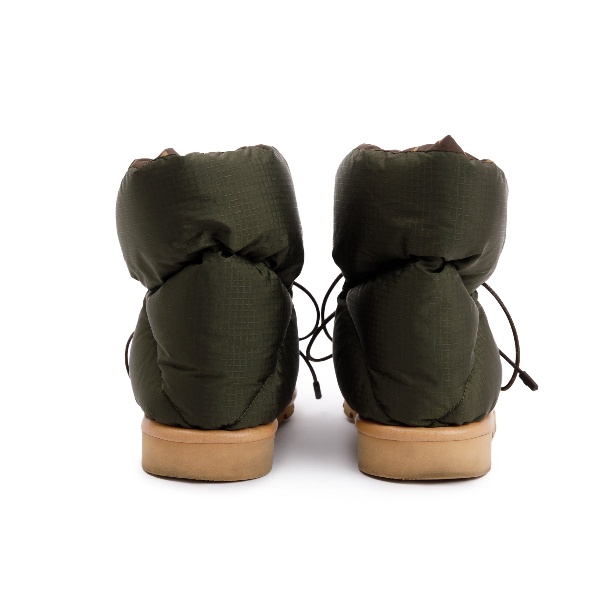 Louis Vuitton 2020 Green Nylon Lace-Up Pillow Comfort Ankle Boots, Size 37