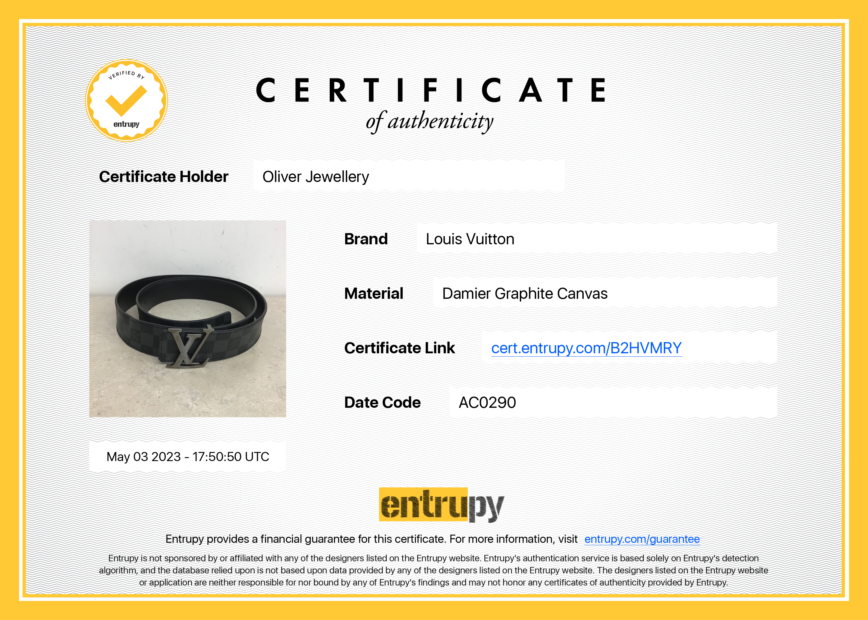 Louis Vuitton 2020 LV Initiales 40MM Reversible Belt w/ Box