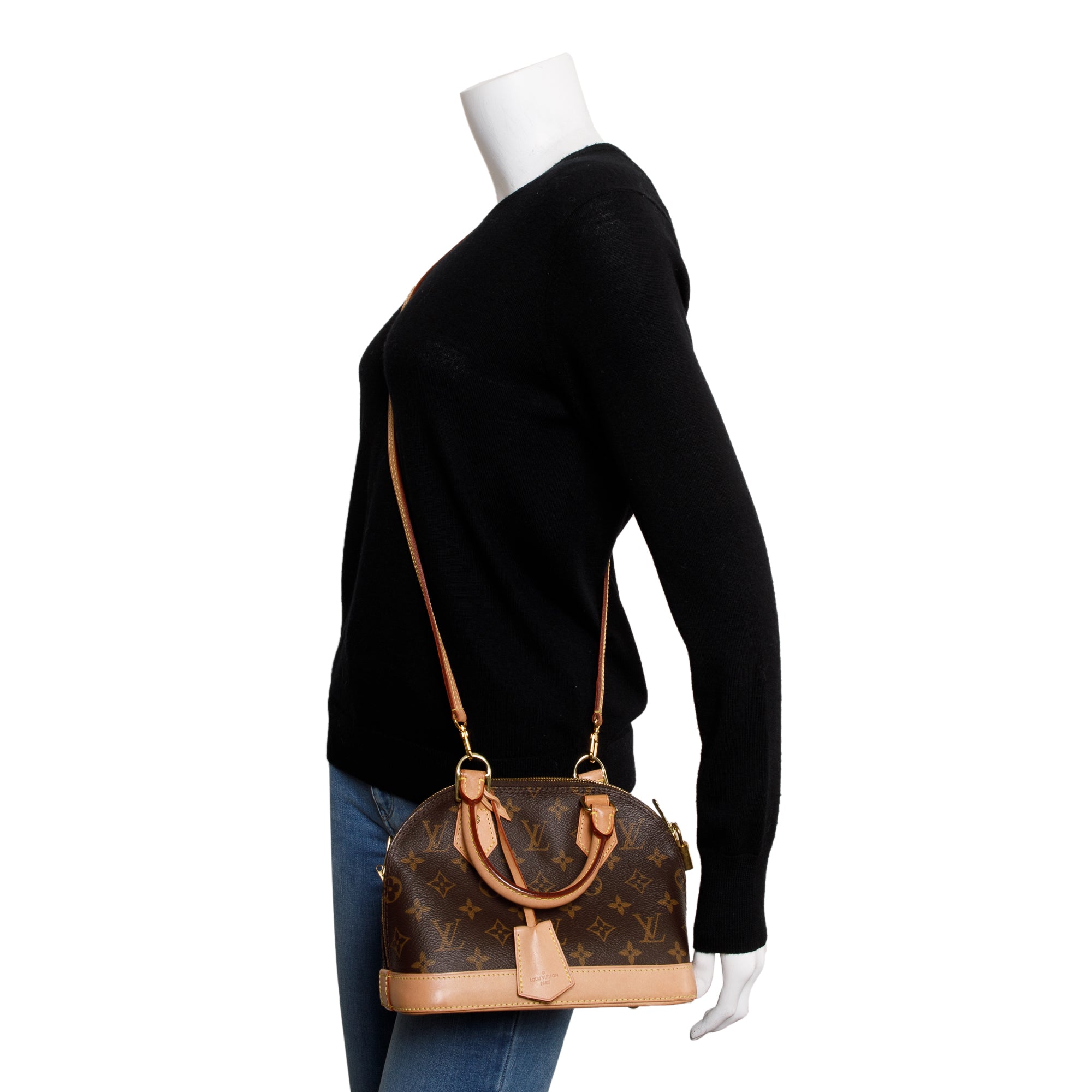 Louis Vuitton 2020 Monogram Alma BB w/ Strap, Box & Receipt