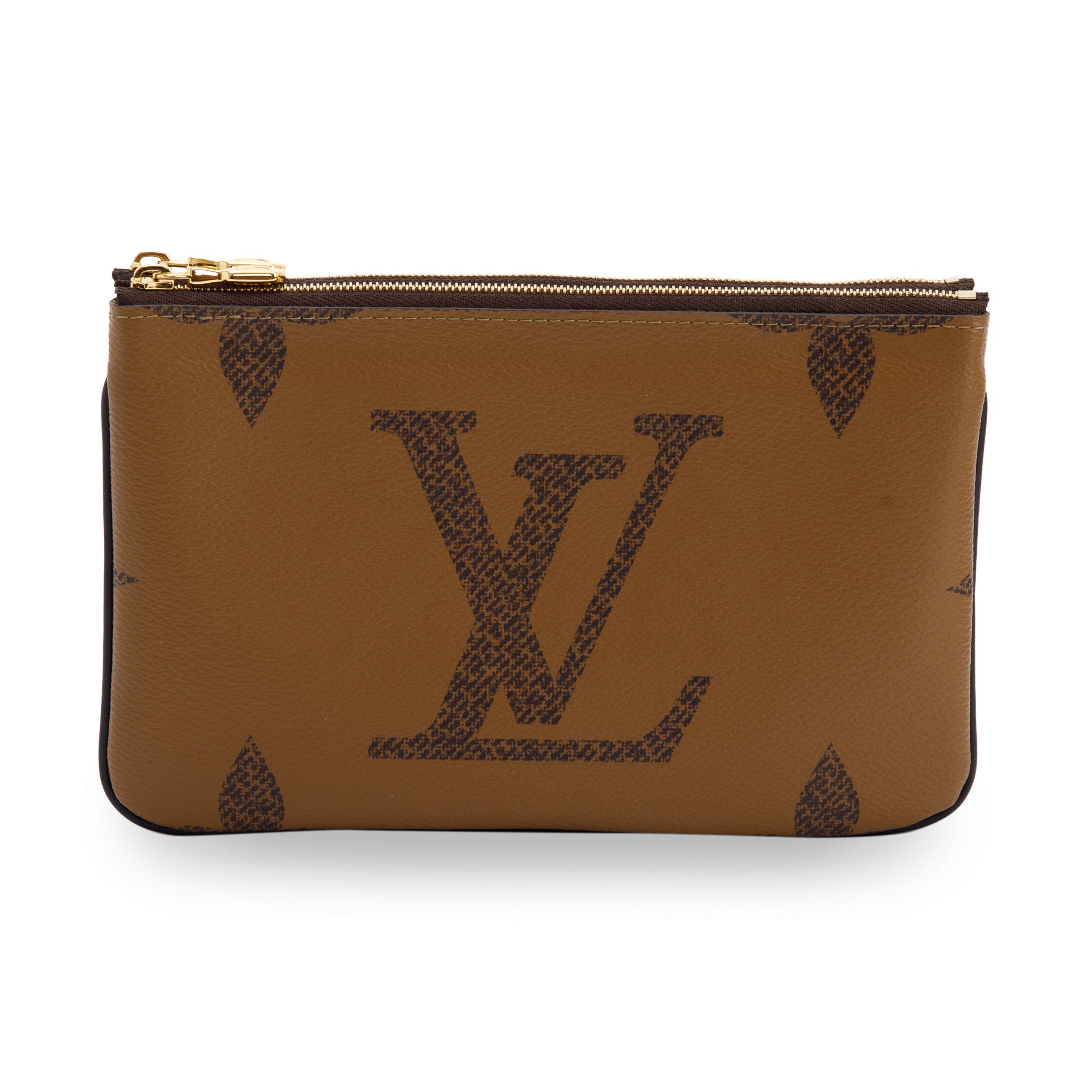 Louis Vuitton 2020 Monogram Double Zip Pochette w/ Box
