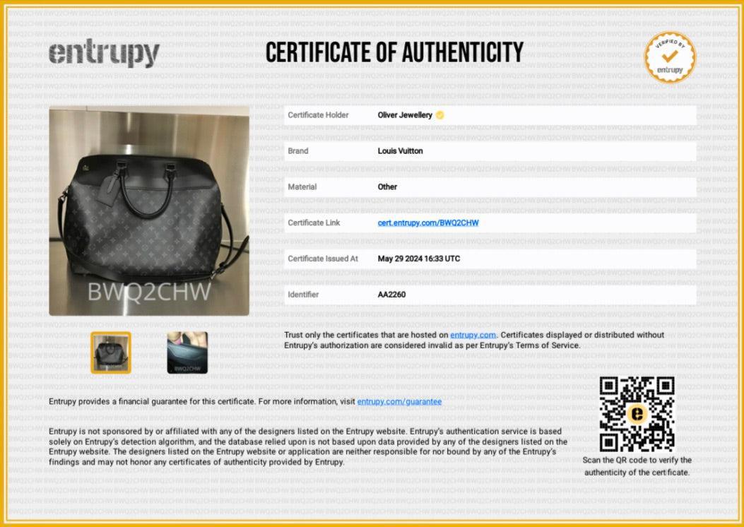 Louis Vuitton 2020 Monogram Eclipse Greenwich NM w/ Strap & Box