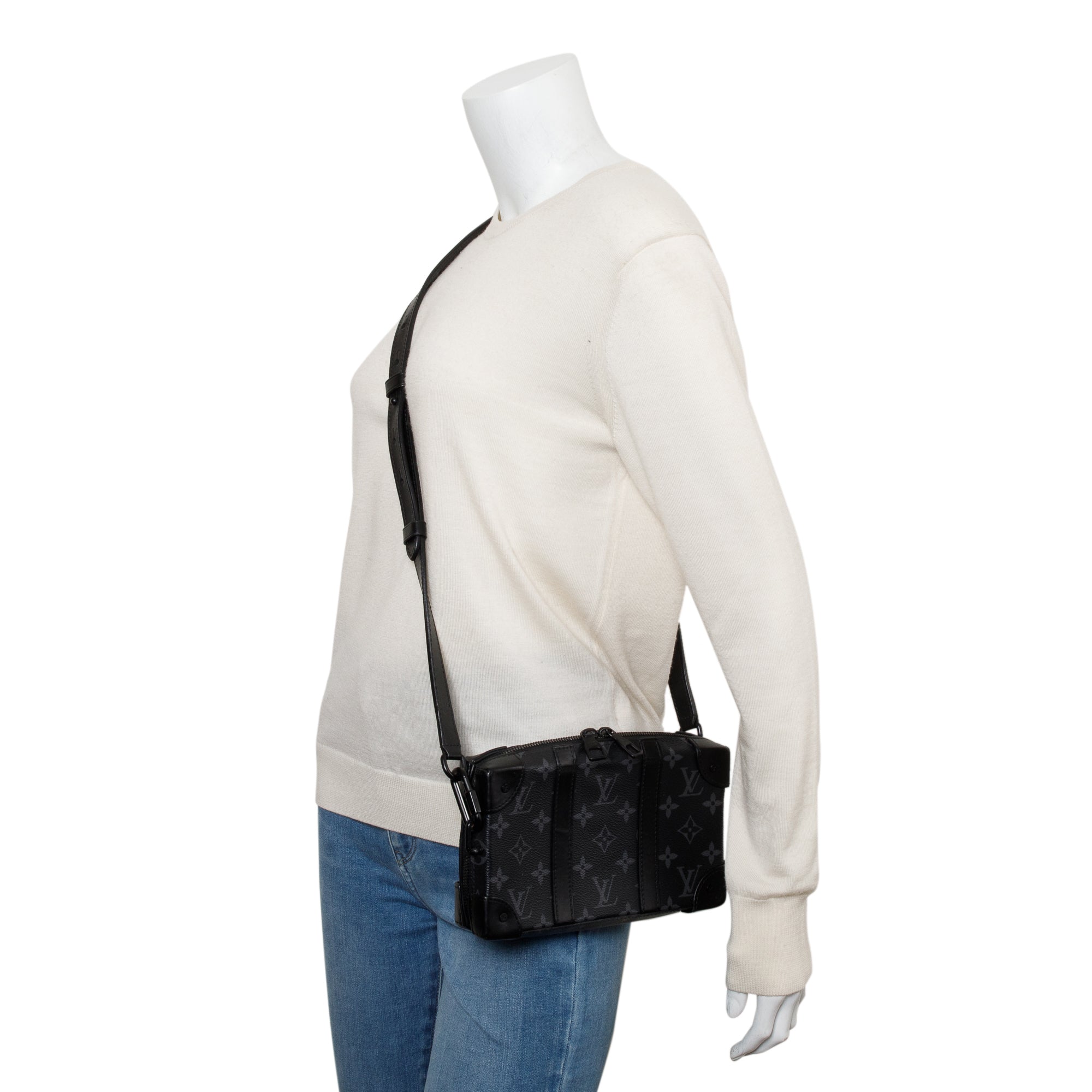 Louis Vuitton 2020 Monogram Eclipse Soft Trunk Wallet Crossbody