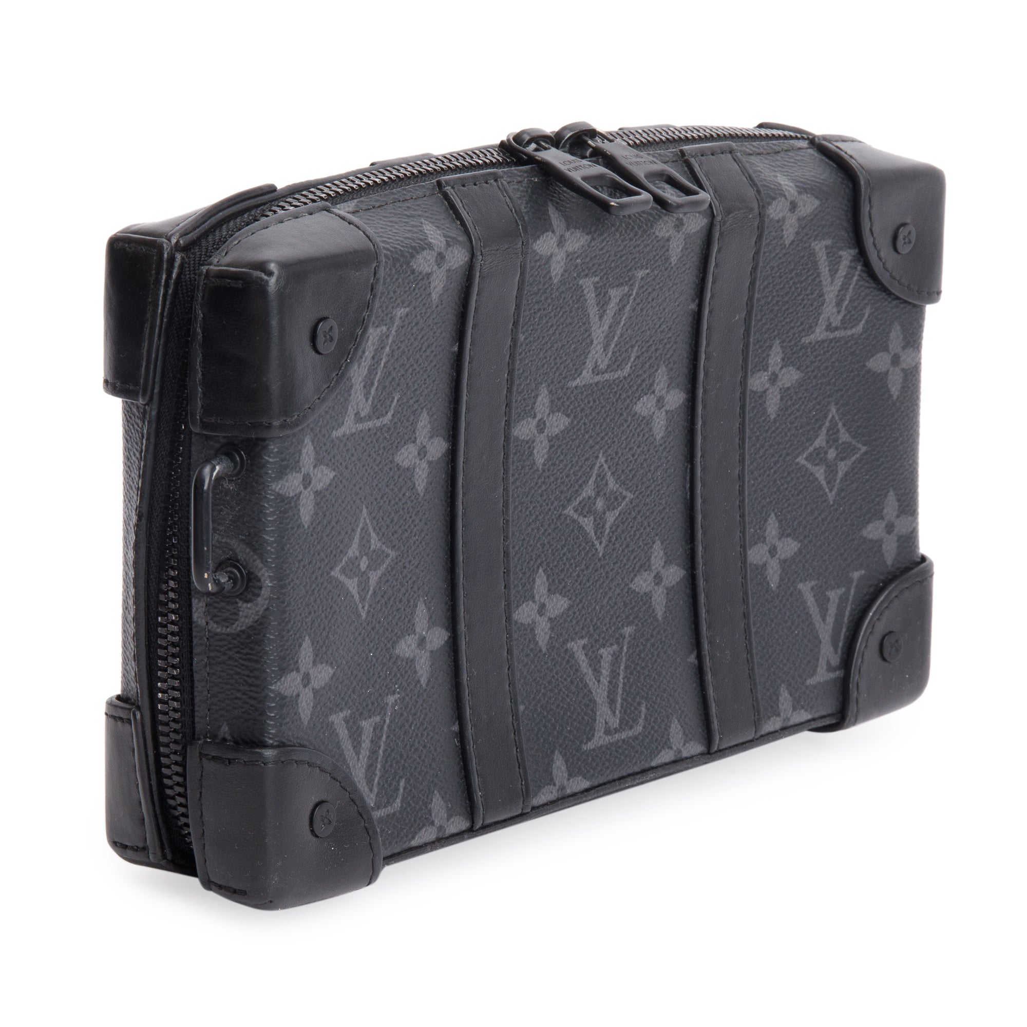 Louis Vuitton 2020 Monogram Eclipse Soft Trunk Wallet Crossbody