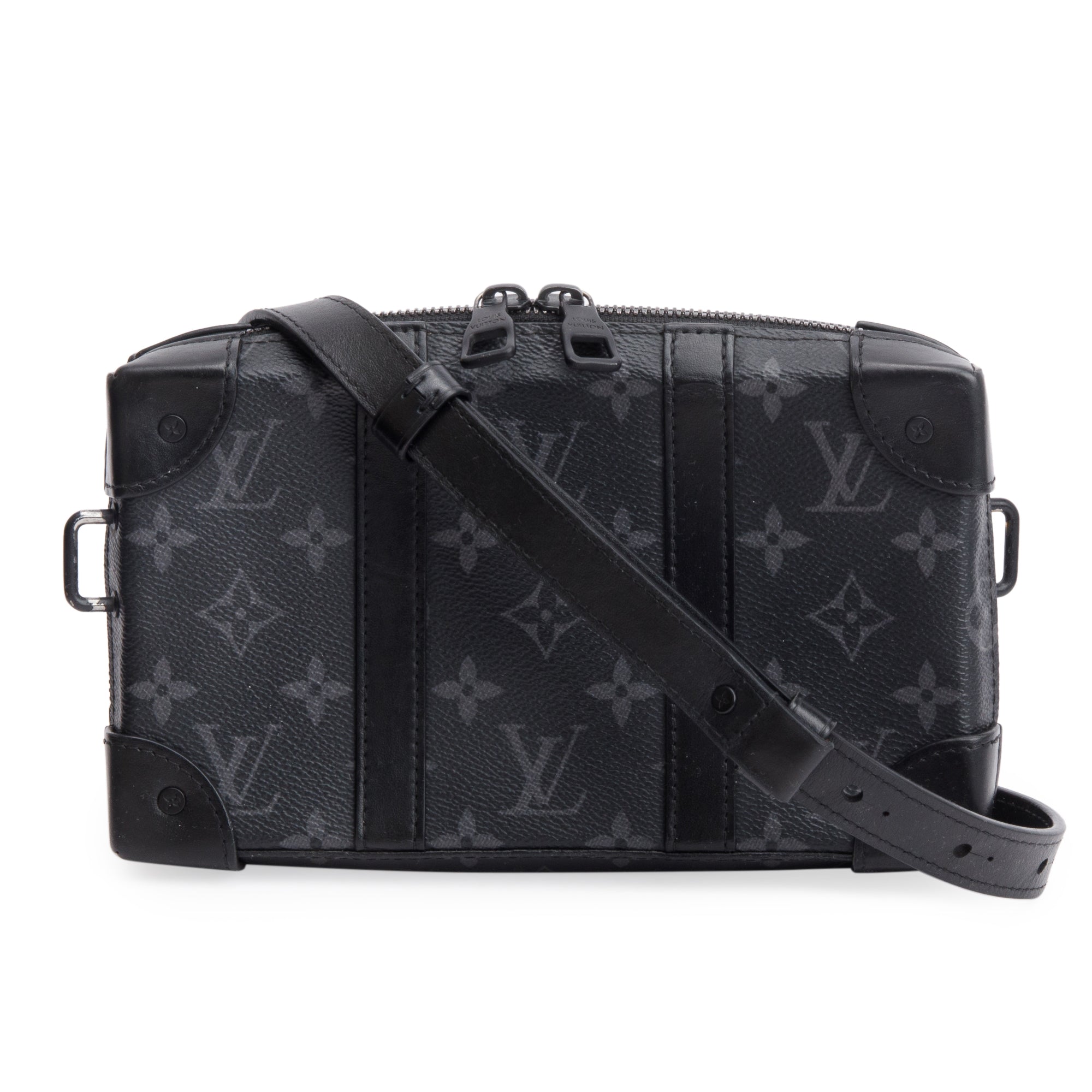 Louis Vuitton 2020 Monogram Eclipse Soft Trunk Wallet Crossbody