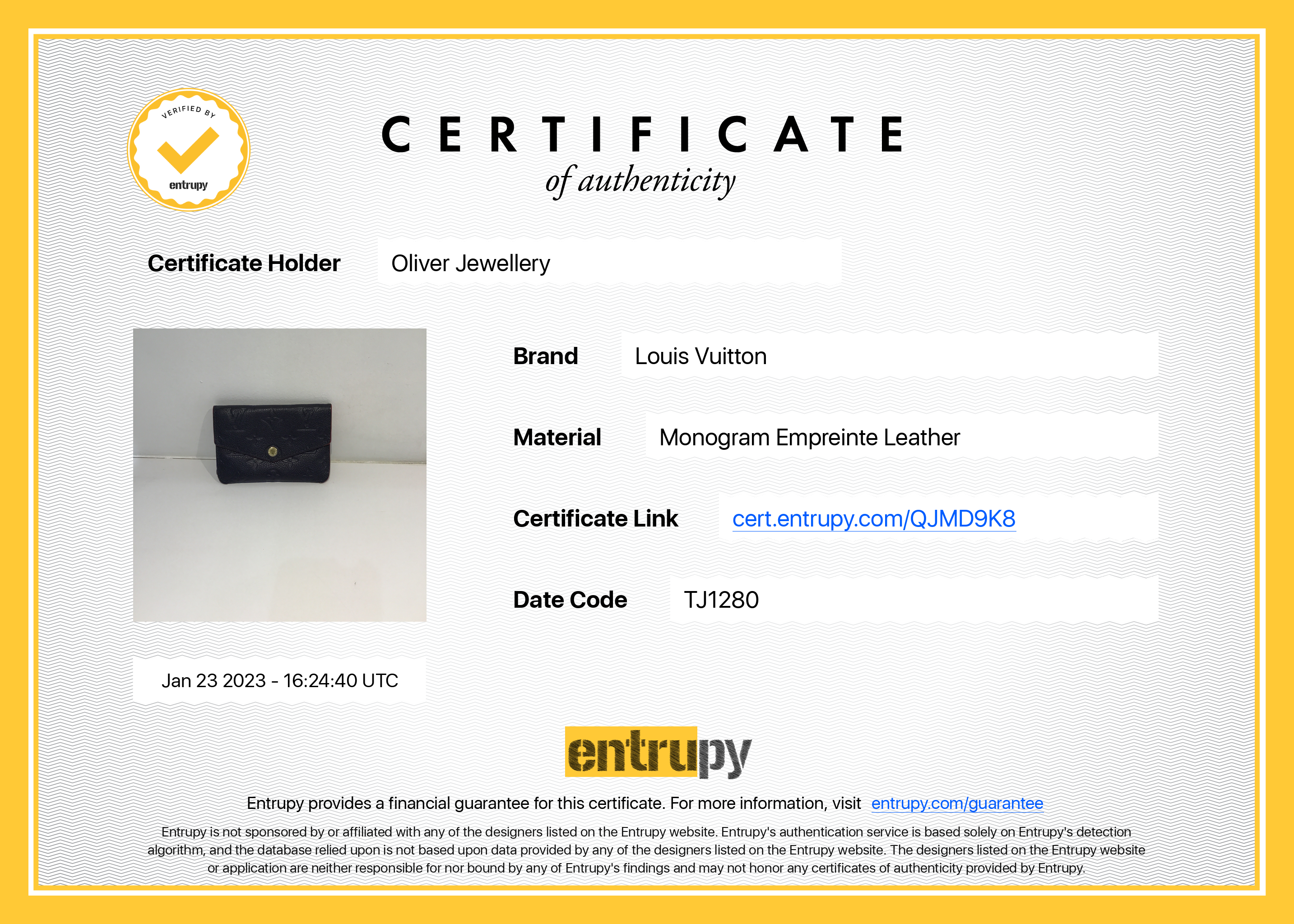 Louis Vuitton 2020 Monogram Empreinte Key Pouch w/ Box