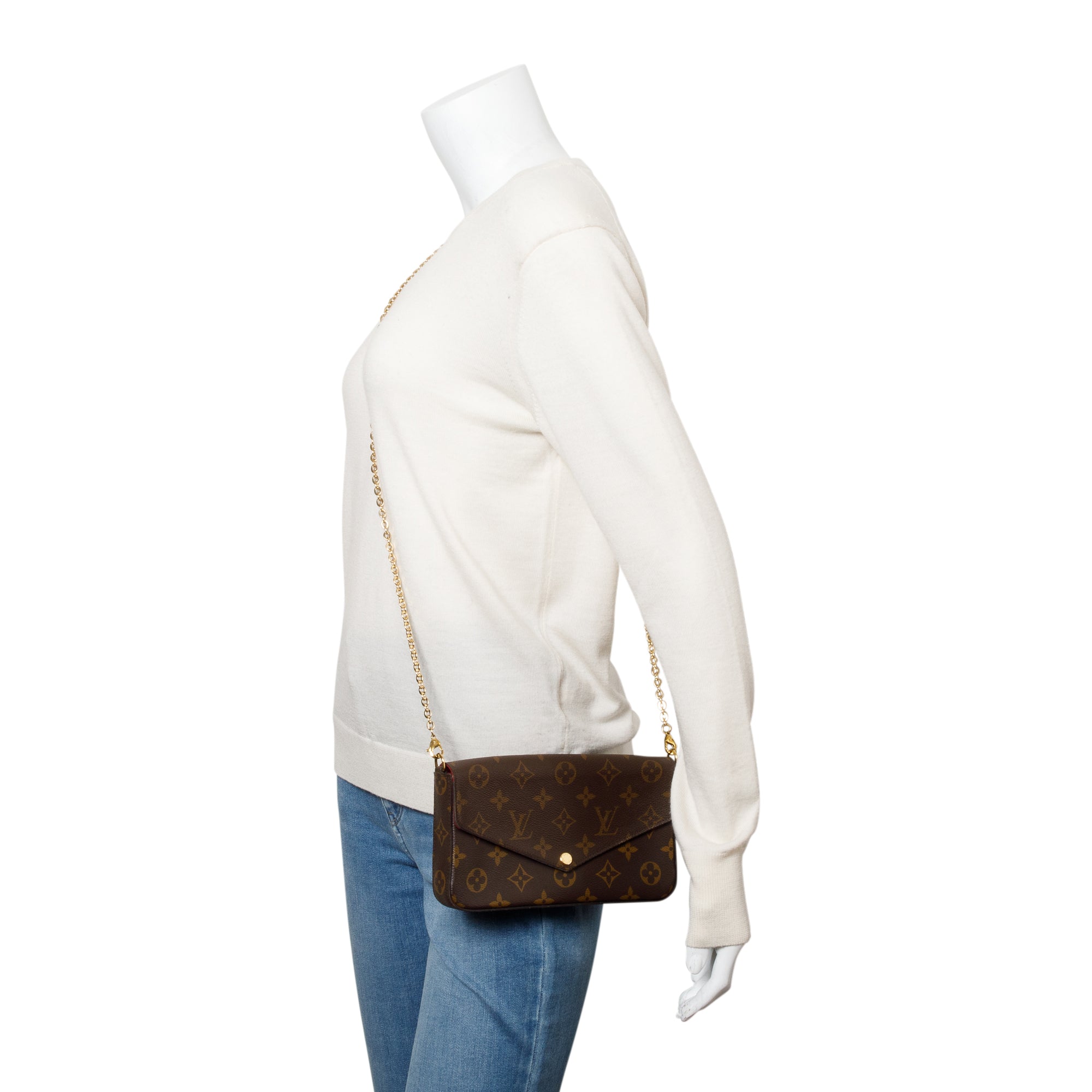 Louis Vuitton 2020 Monogram Felicie Pochette w/ Inserts