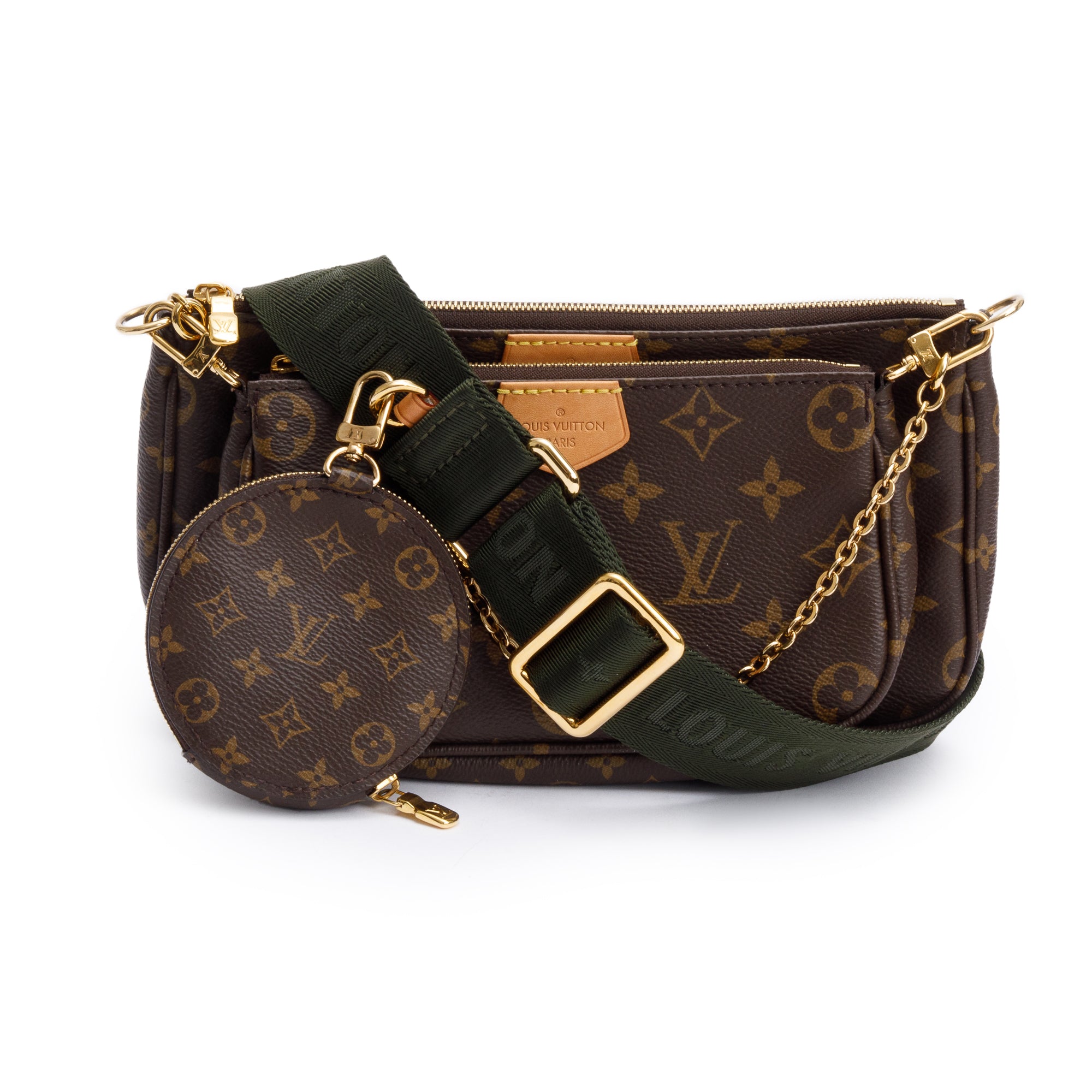 Louis Vuitton 2020 Monogram Khaki Multi-Pochette Accessoires