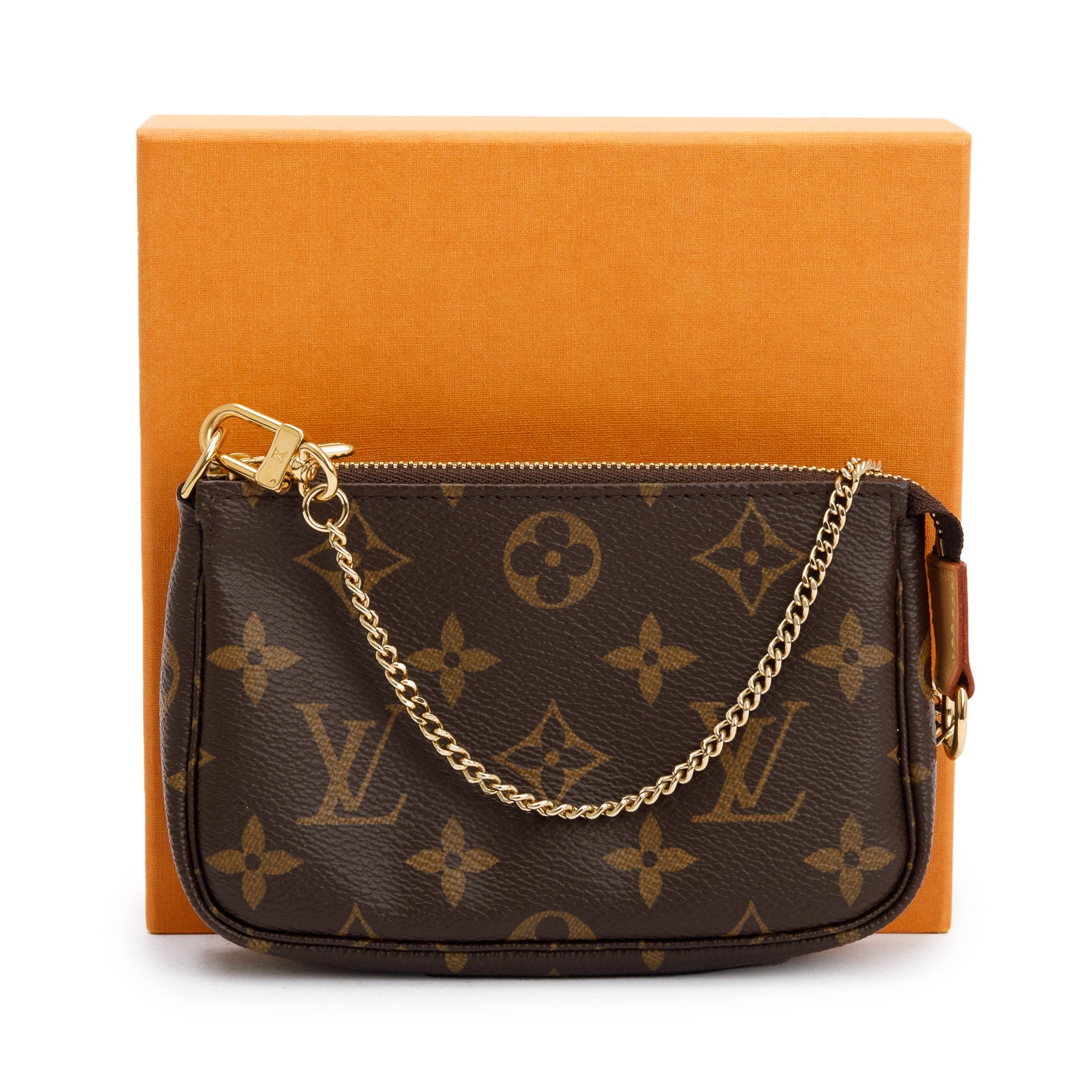 Louis Vuitton 2020 Monogram Mini Pochette Accessories w/ Box
