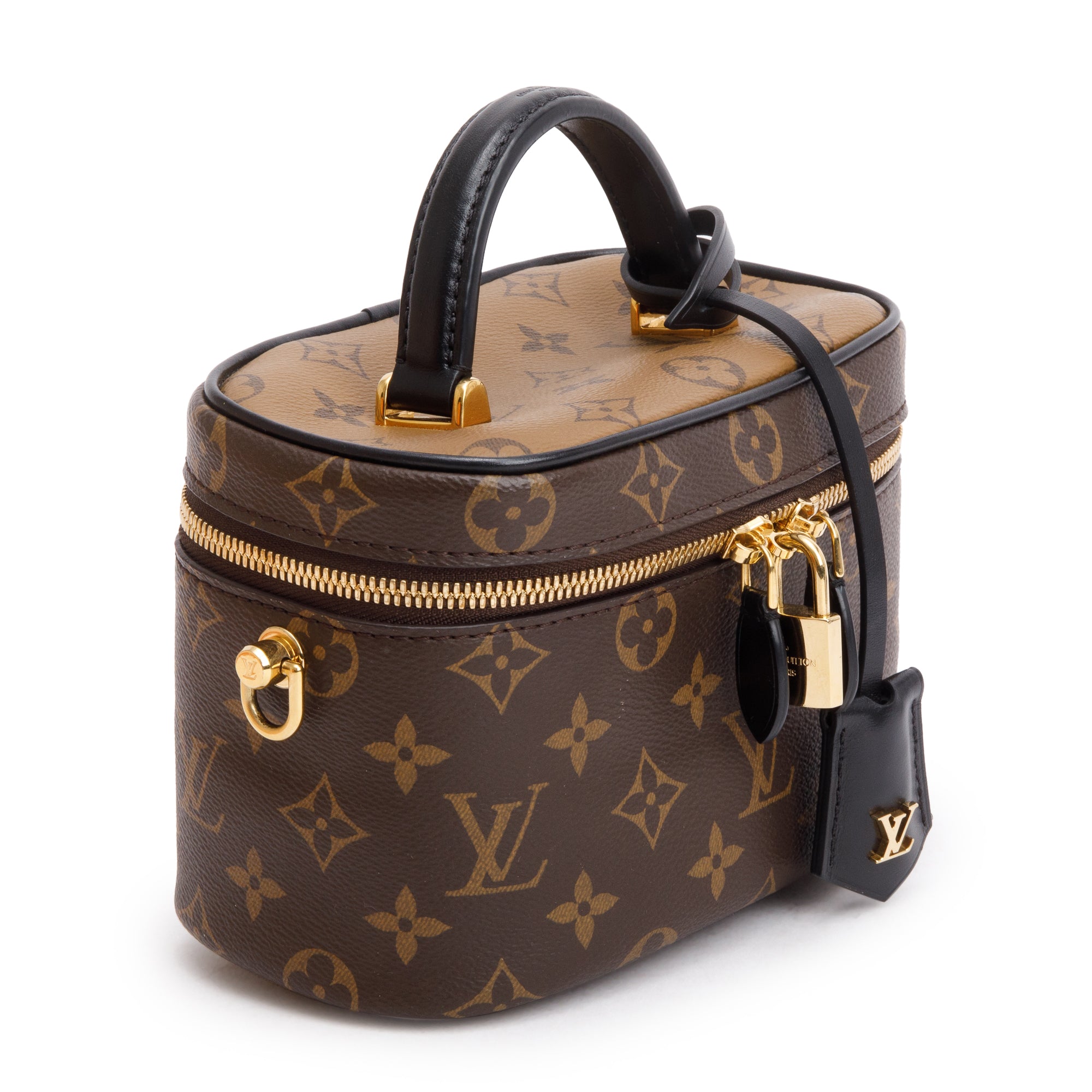 Louis Vuitton 2020 Monogram & Monogram Reverse Vanity PM w/ Strap & Box