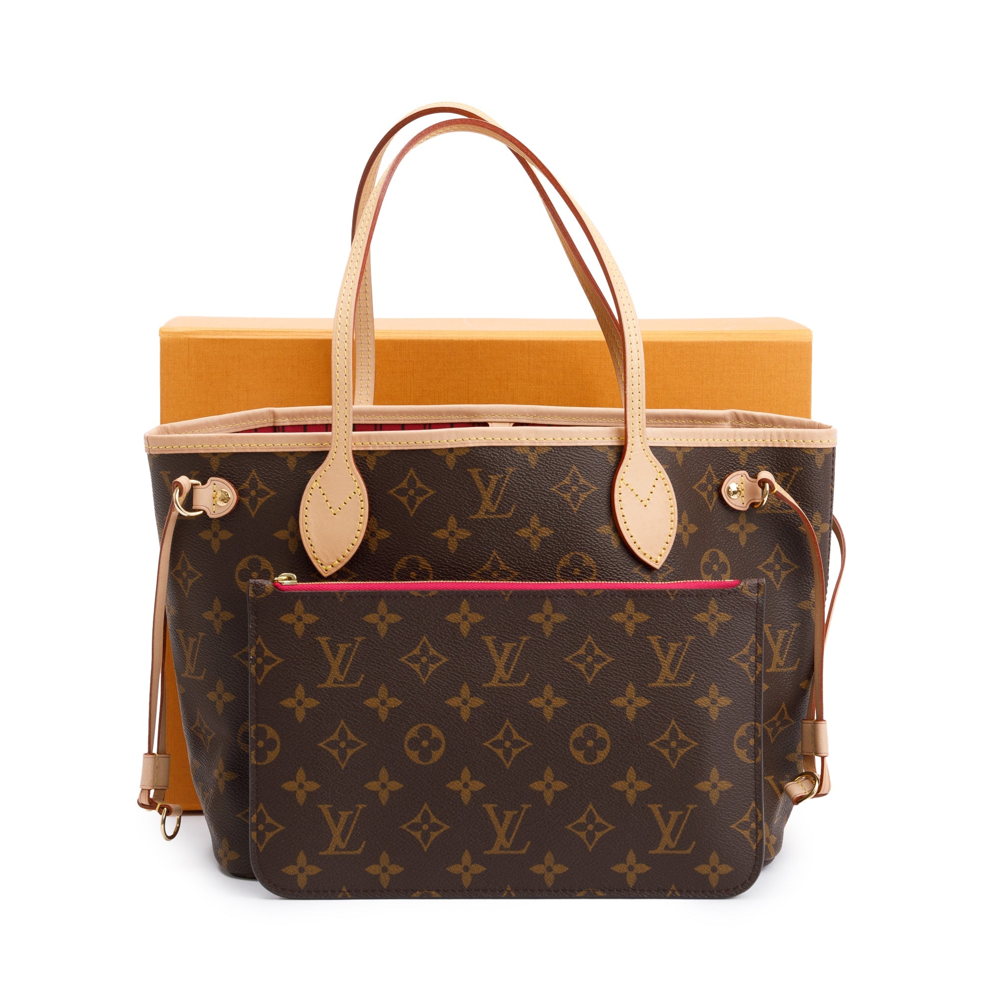 Louis Vuitton 2020 Monogram Neverfull PM w/ Pouch & Box