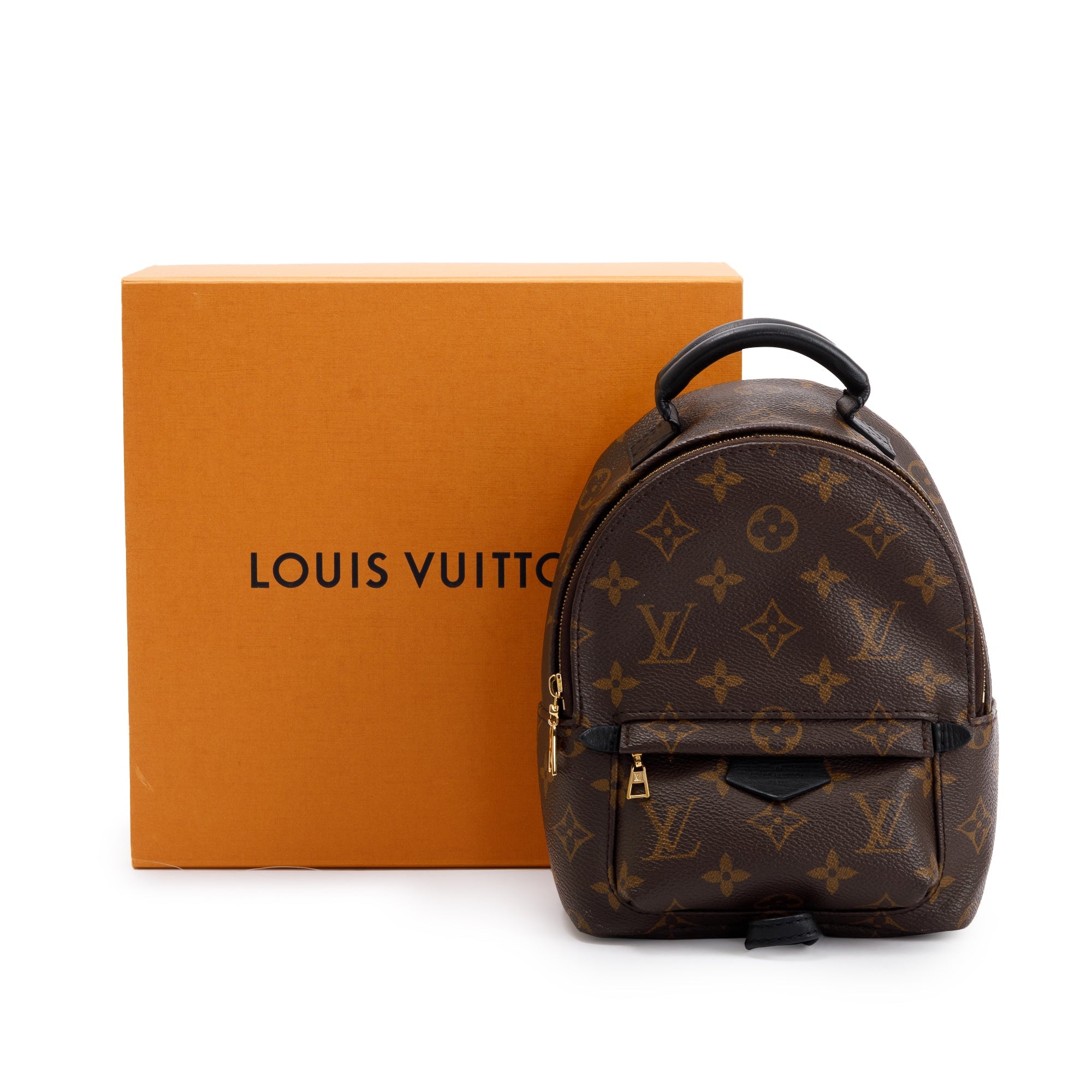 Louis Vuitton 2020 Monogram Palm Springs Mini Backpack w/ Box