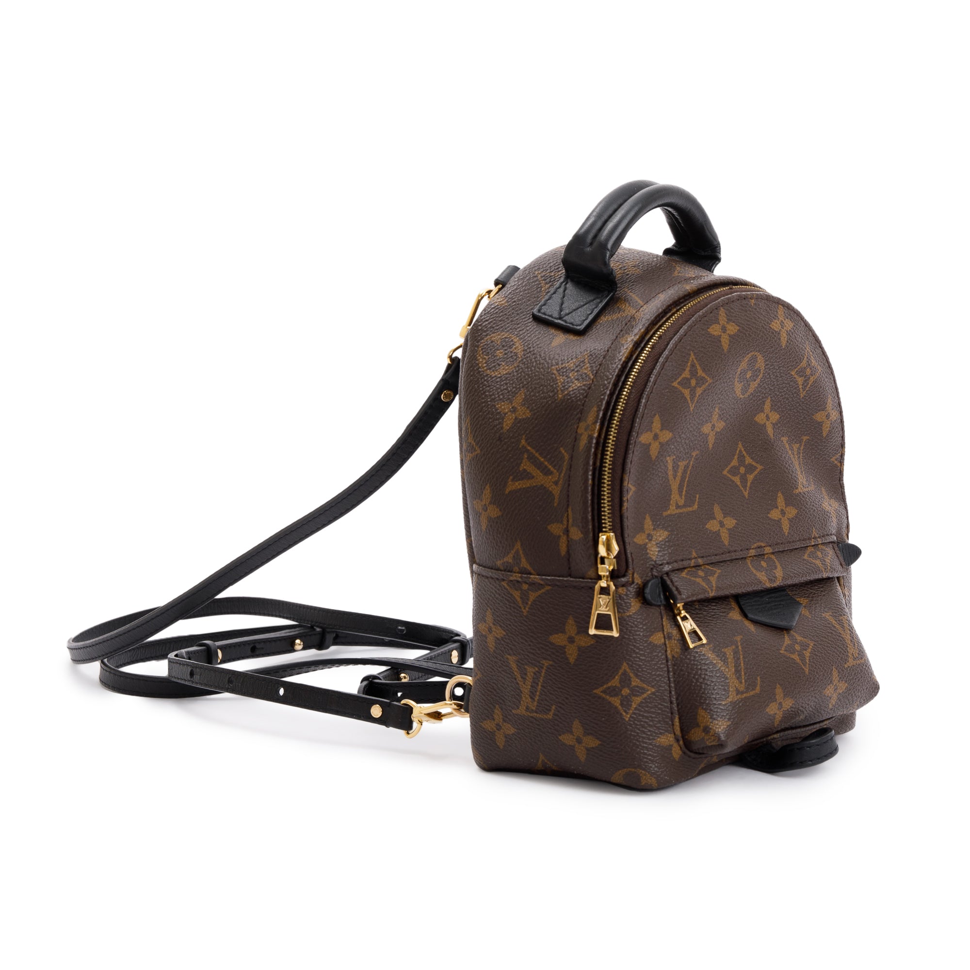 Louis Vuitton 2020 Monogram Palm Springs Mini Backpack w/ Box