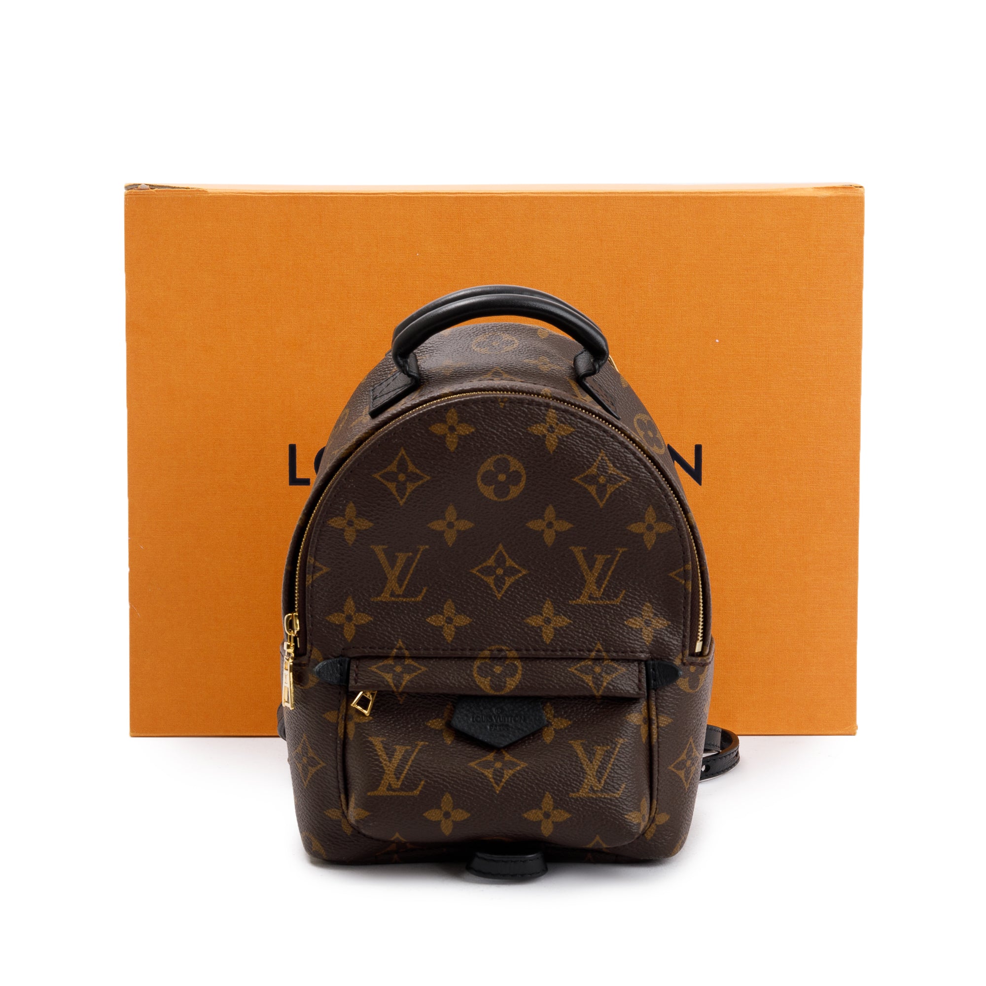 Louis Vuitton 2020 Monogram Palm Springs Mini Backpack w/ Box