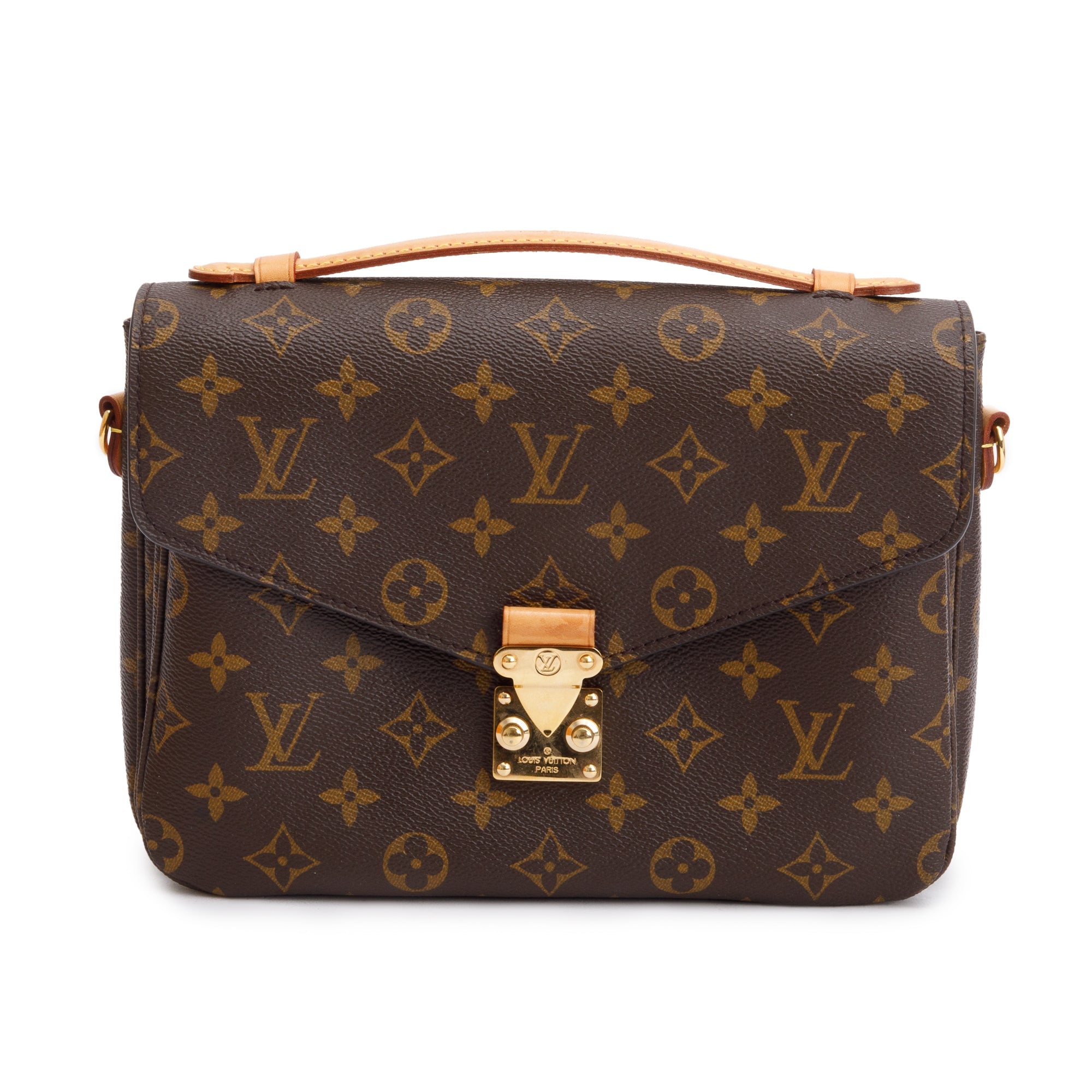 Louis Vuitton 2020 Monogram Pochette Metis w/ Strap & Box