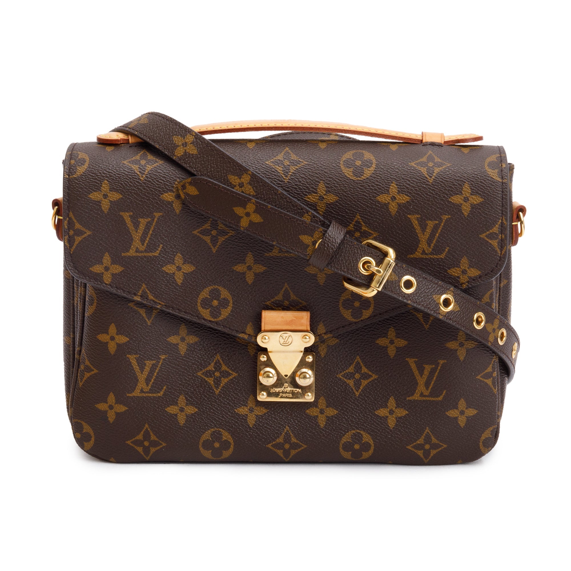 Louis Vuitton 2020 Monogram Pochette Metis w/ Strap & Box