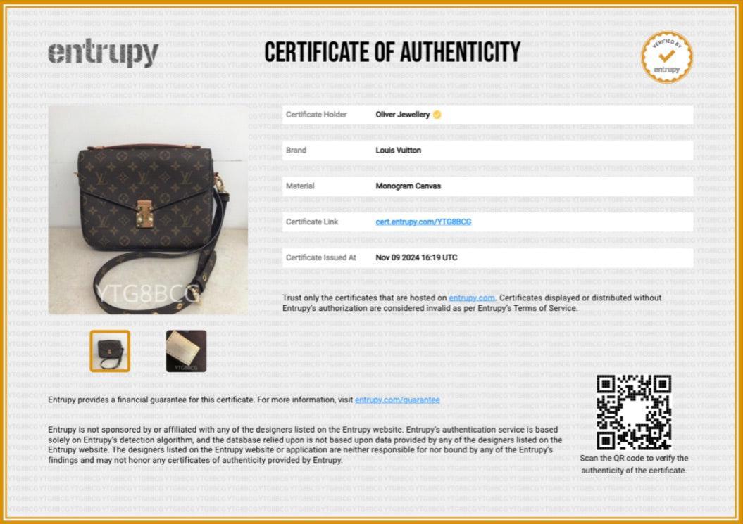 Louis Vuitton 2020 Monogram Pochette Metis w/ Strap & Receipt