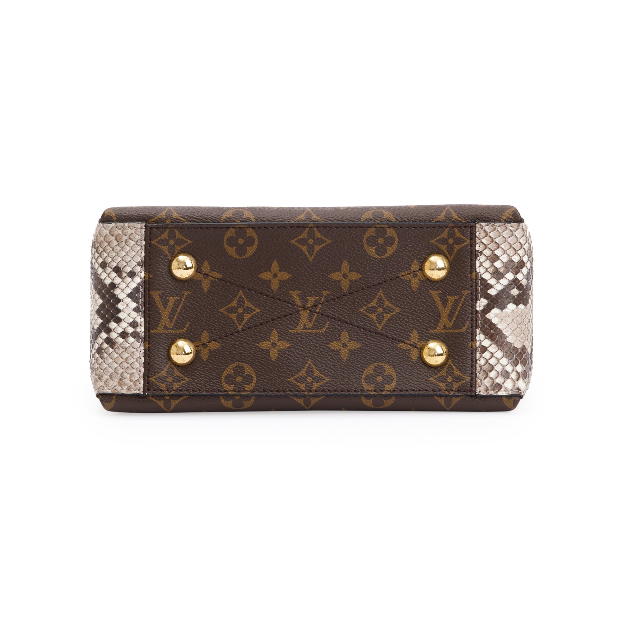 Louis Vuitton 2020 Monogram Python-Trimmed Surene BB
