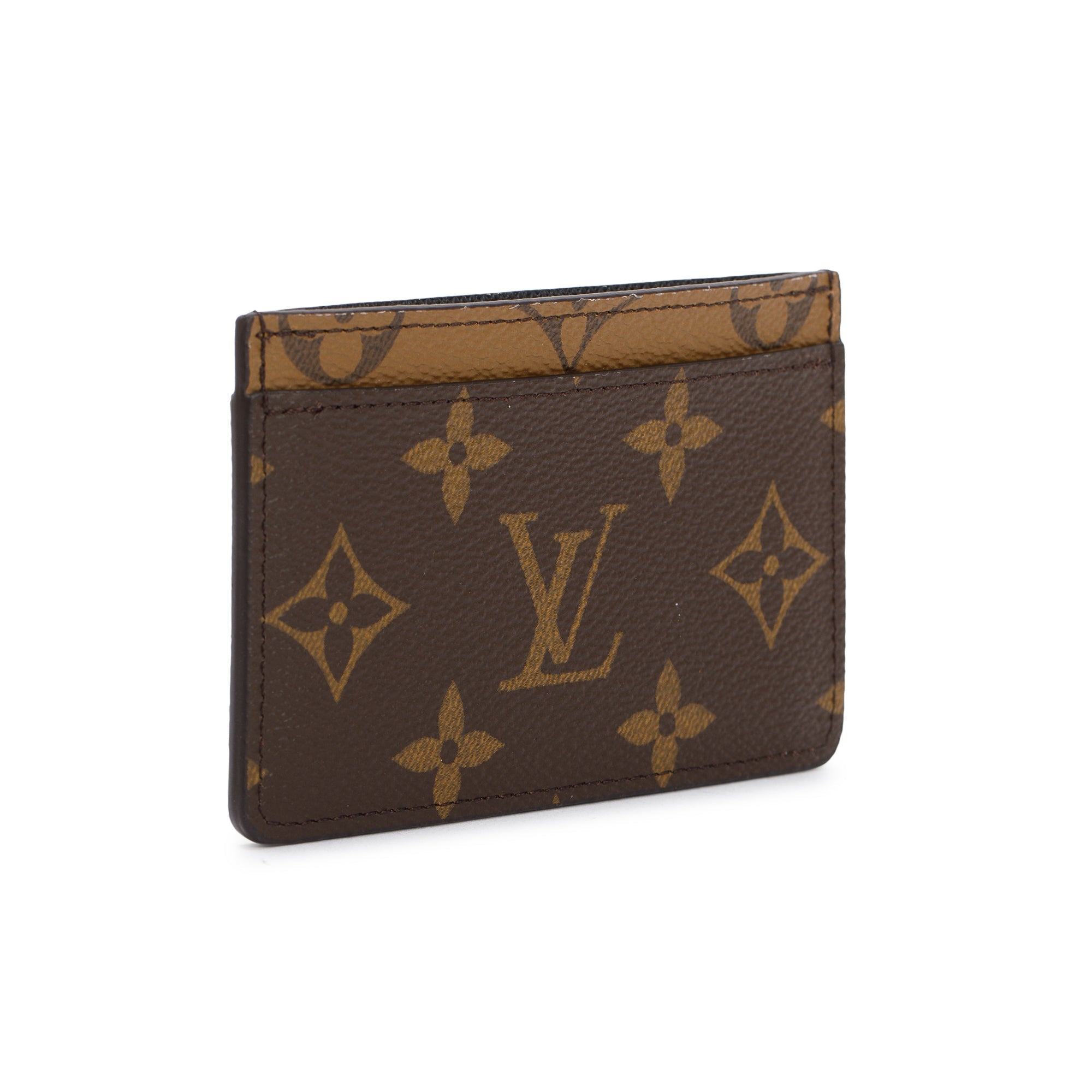 Louis Vuitton 2020 Monogram Reverse Card Holder w/ Box