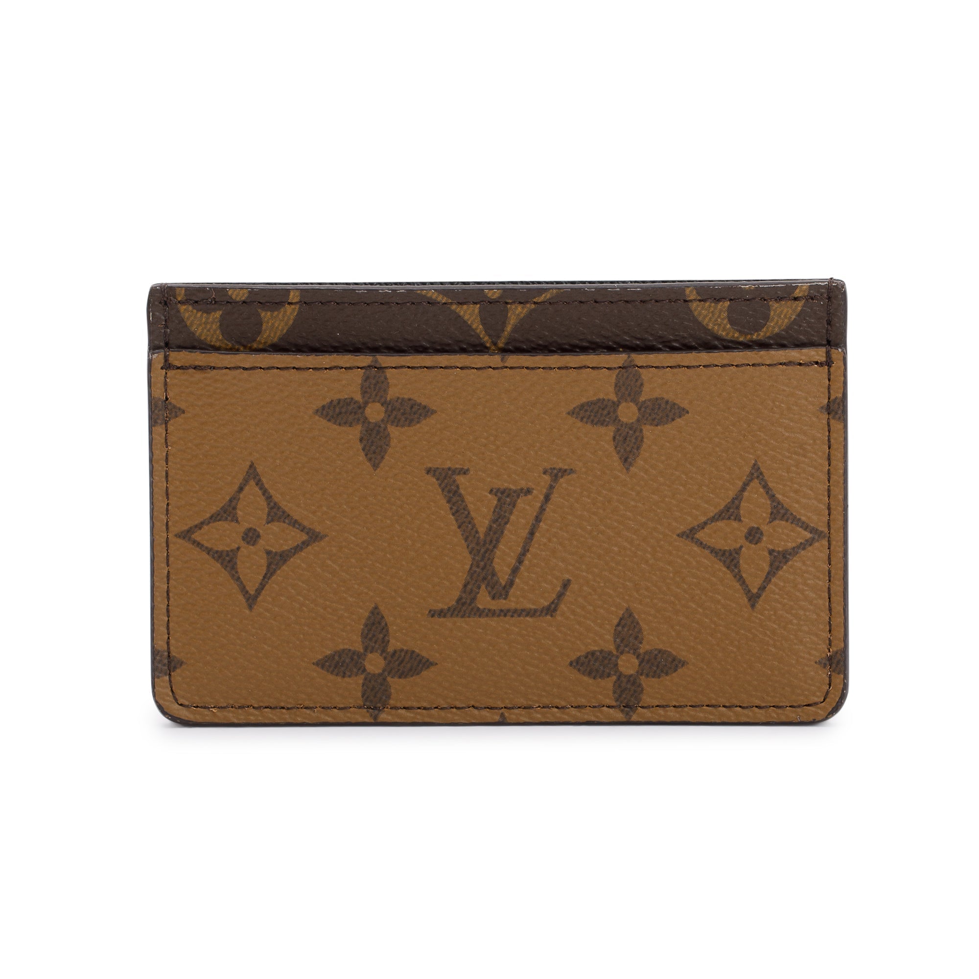Louis Vuitton 2020 Monogram Reverse Card Holder w/ Box