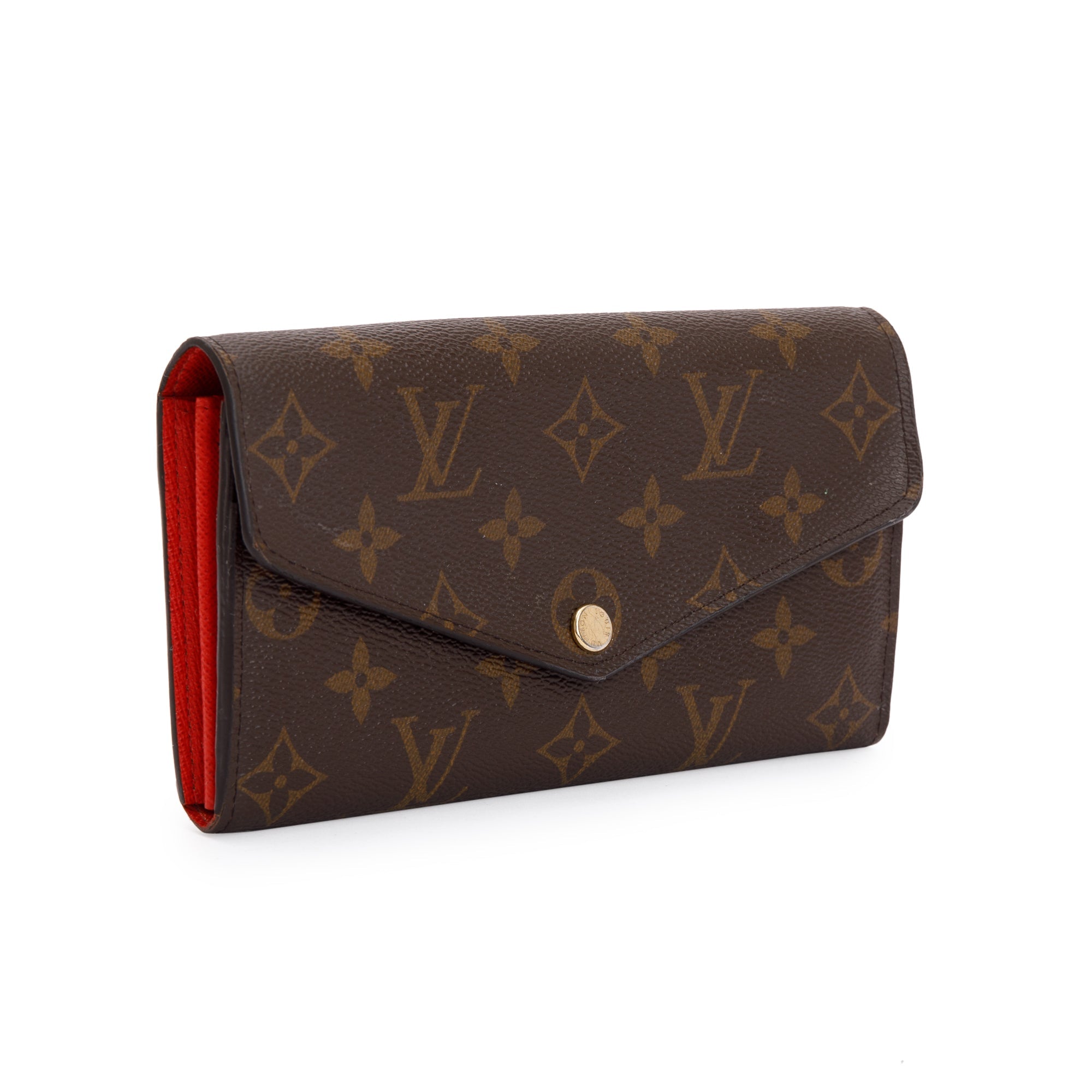 Louis Vuitton 2020 Monogram Sarah Wallet w/ Box & Receipt