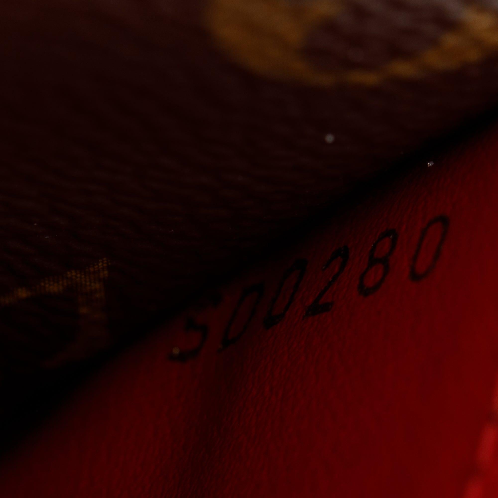 Louis Vuitton 2020 Monogram Sarah Wallet w/ Box & Receipt