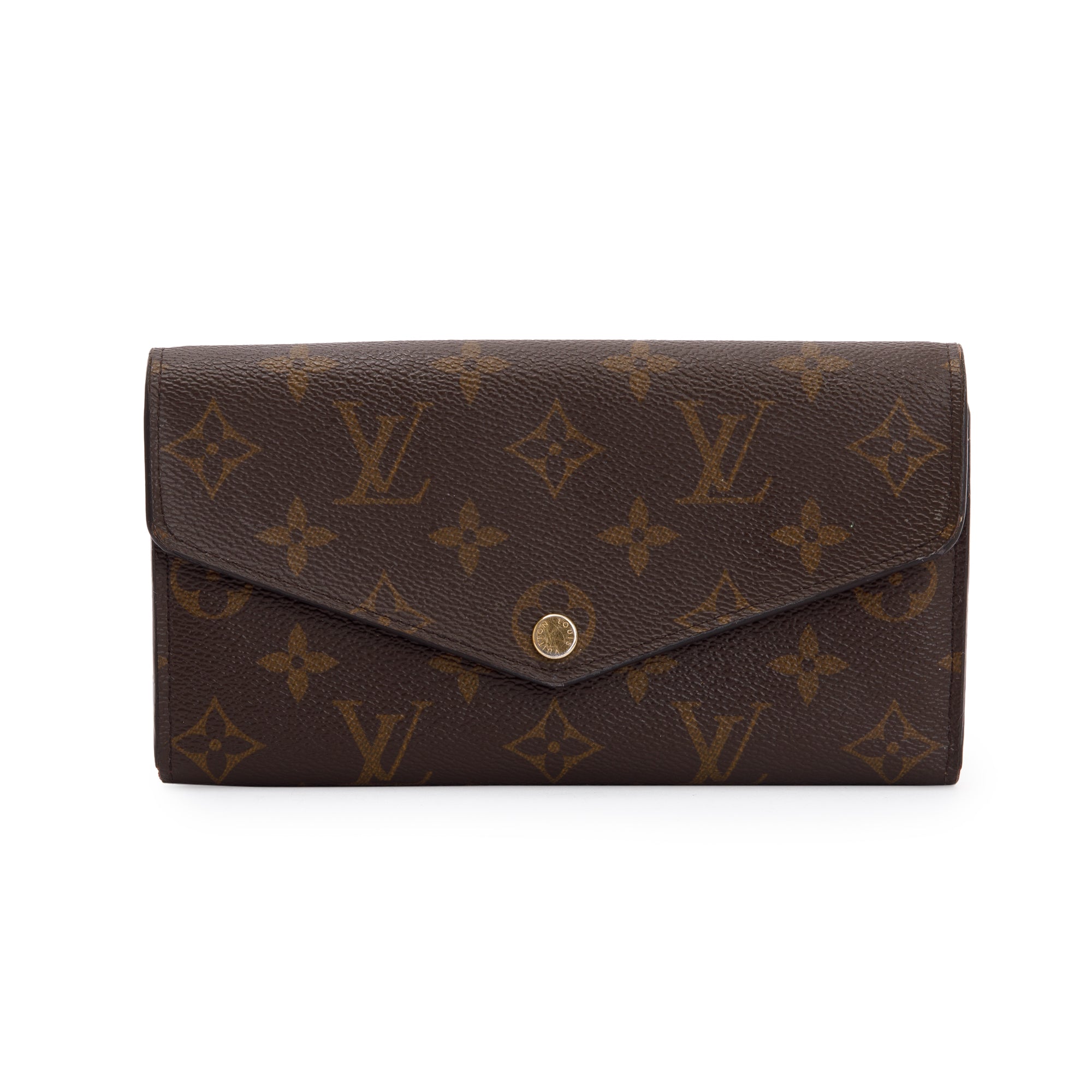 Louis Vuitton 2020 Monogram Sarah Wallet w/ Box & Receipt