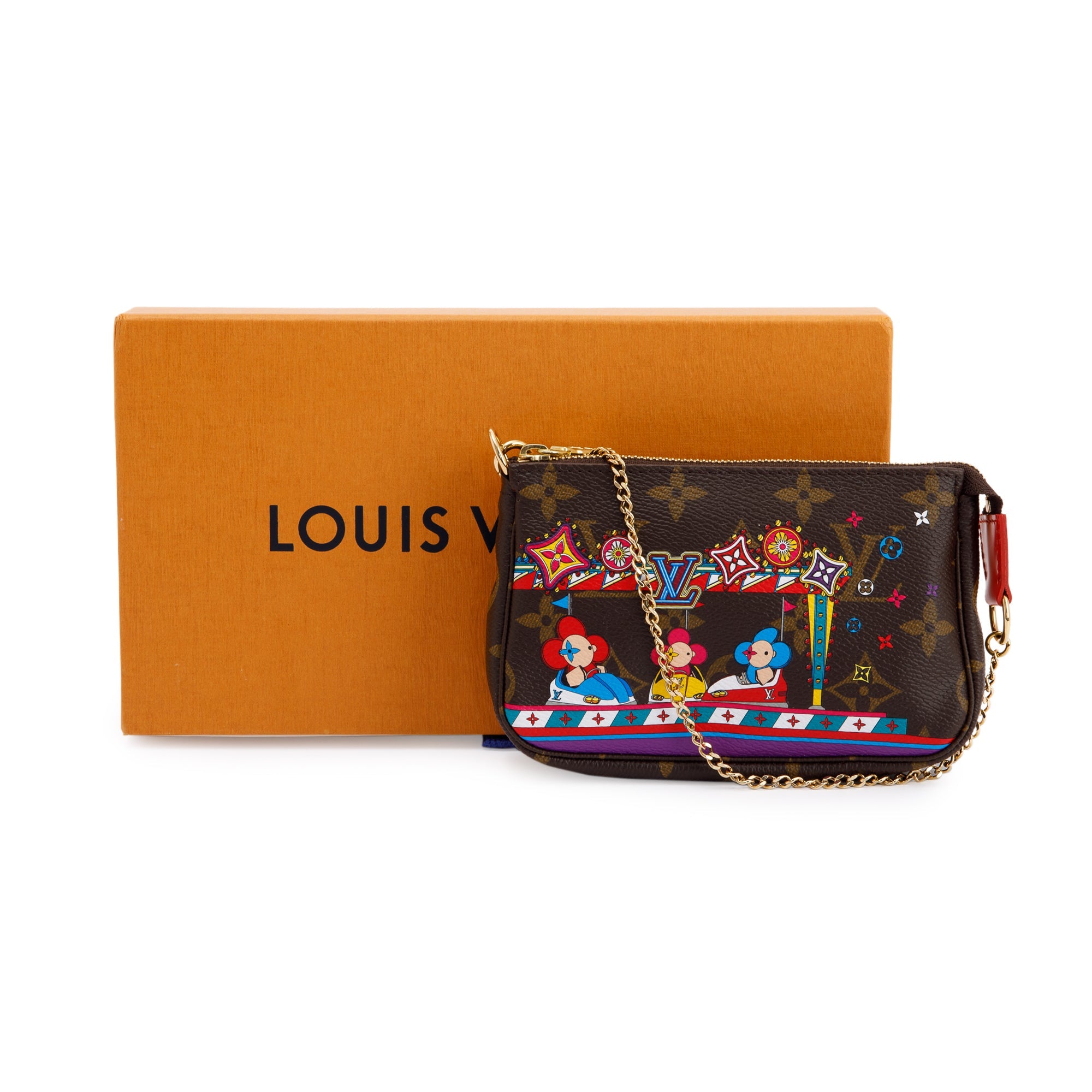 Louis Vuitton 2020 Monogram Vivienne Animation Mini Pochette Accessories w/ Box